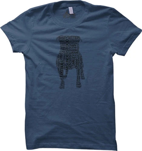 Pit Bull Text Unisex Shirt