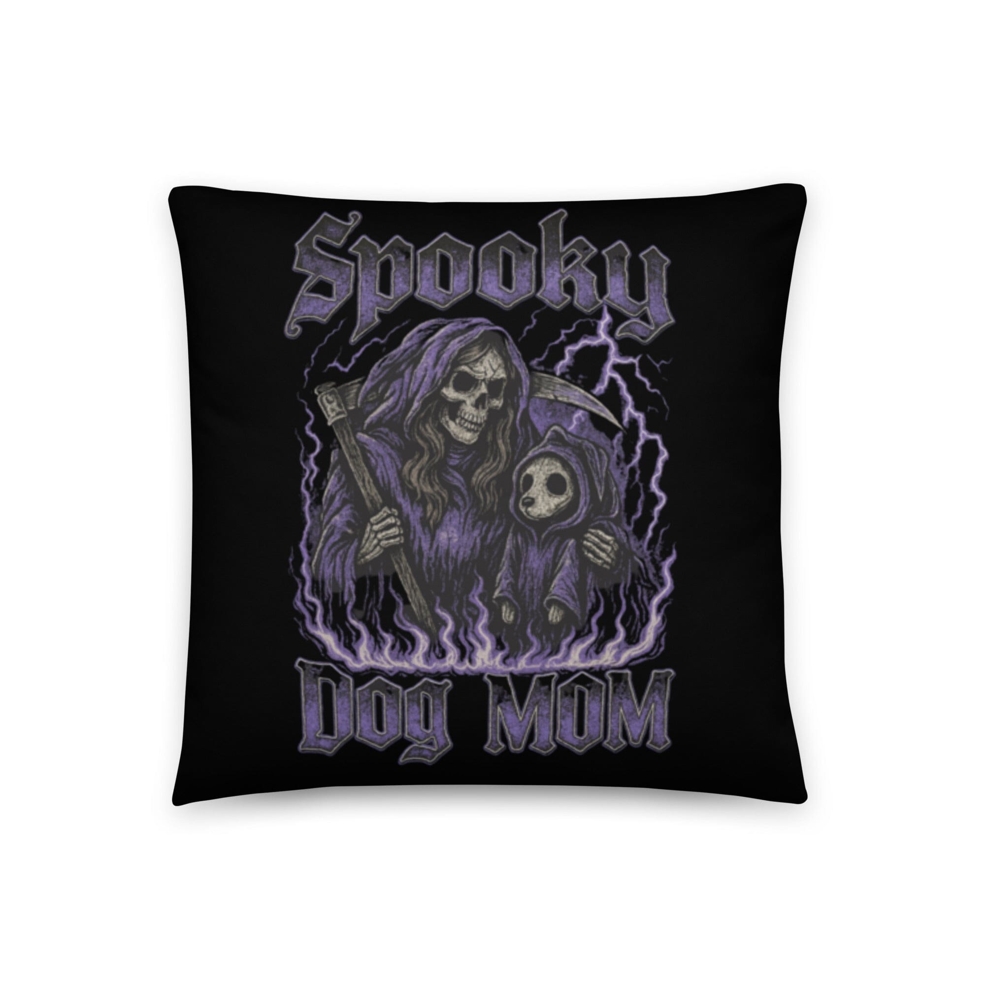 Spooky Dog Mom Pillow