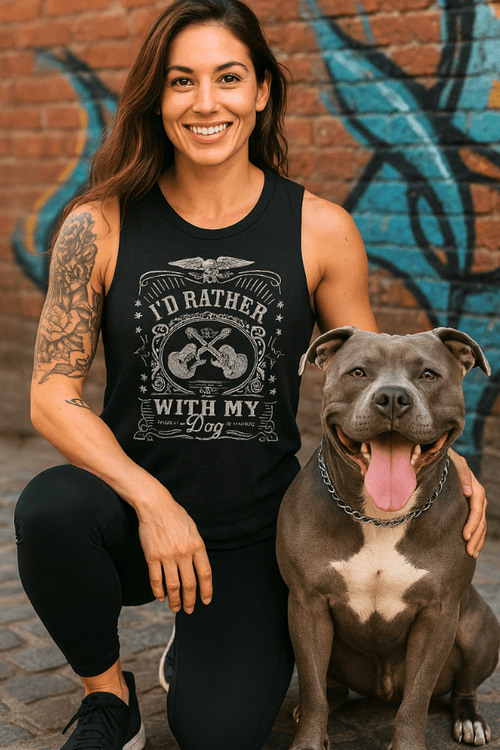 Barky Cash Ladies Muscle Tank