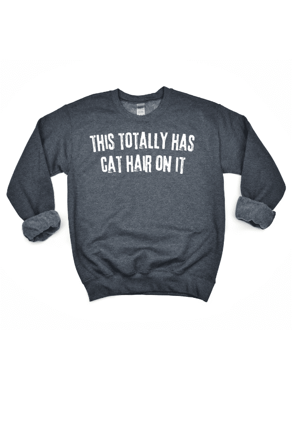 Cat Hair Crewneck Sweatshirt (Unisex)