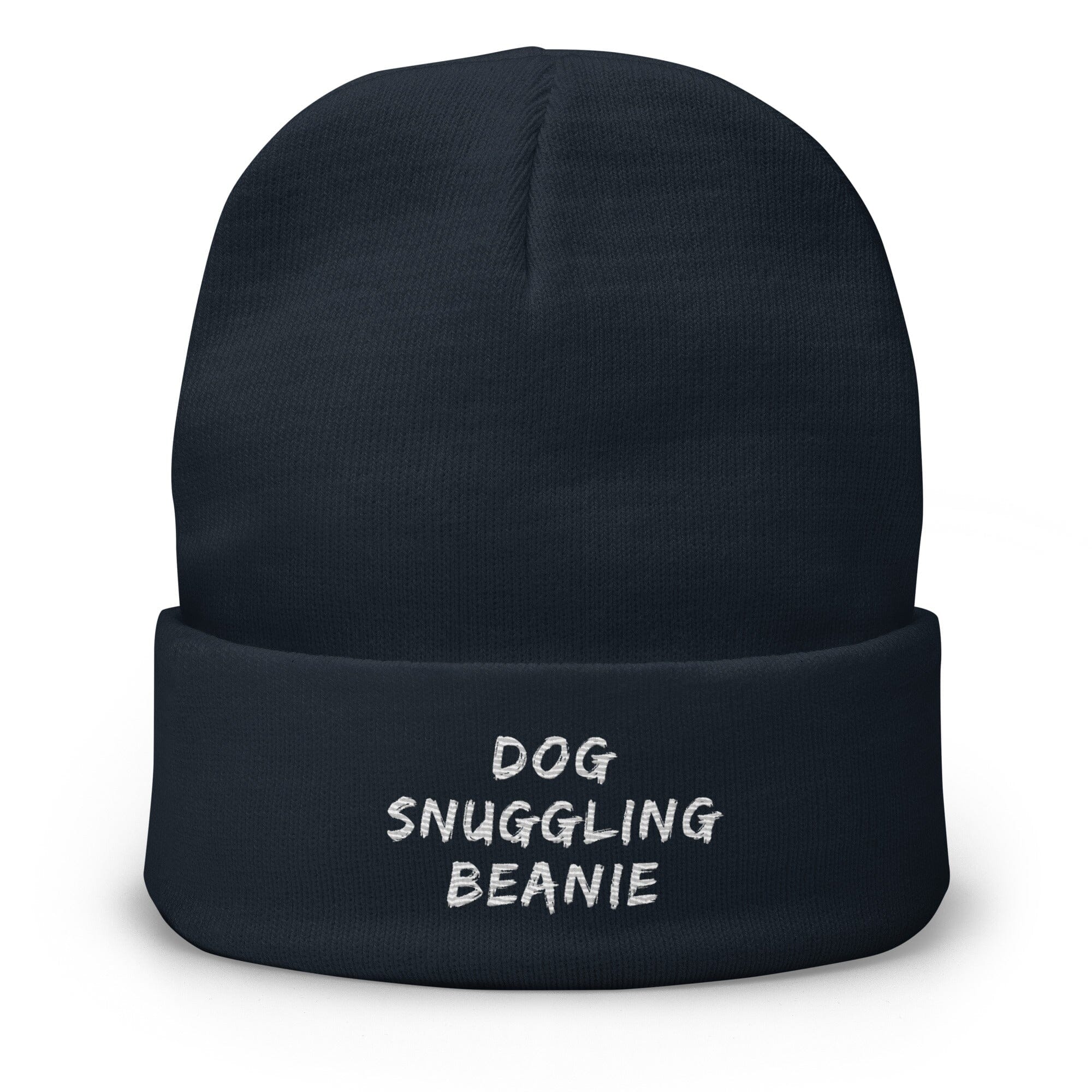 Dog Snuggling Beanie