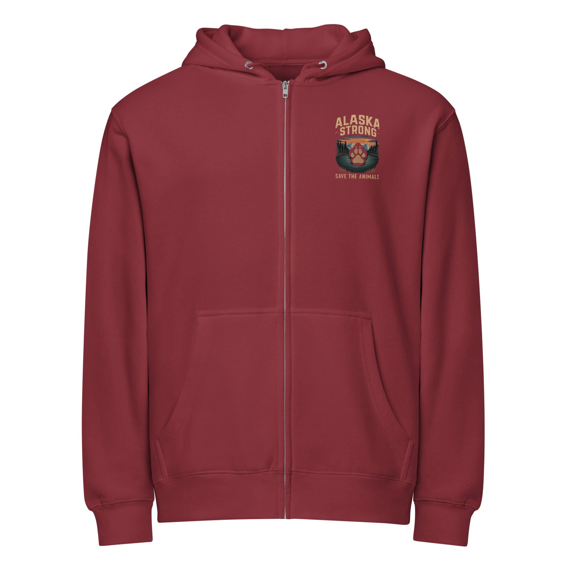 Alaska Mountain Vibes Uni Zip Up Hoodie (ALL PROFIT DONATED)
