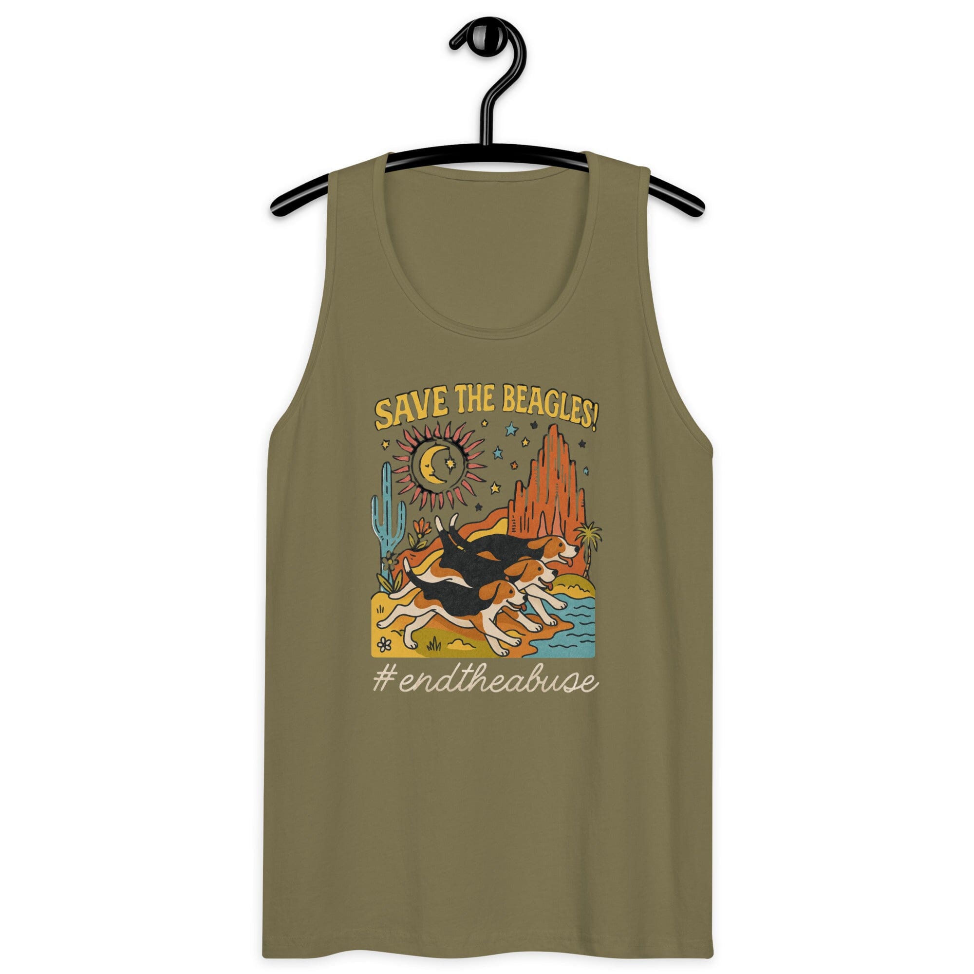 Save the Beagles Peace Uni Tank (ALL PROFIT DONATED)