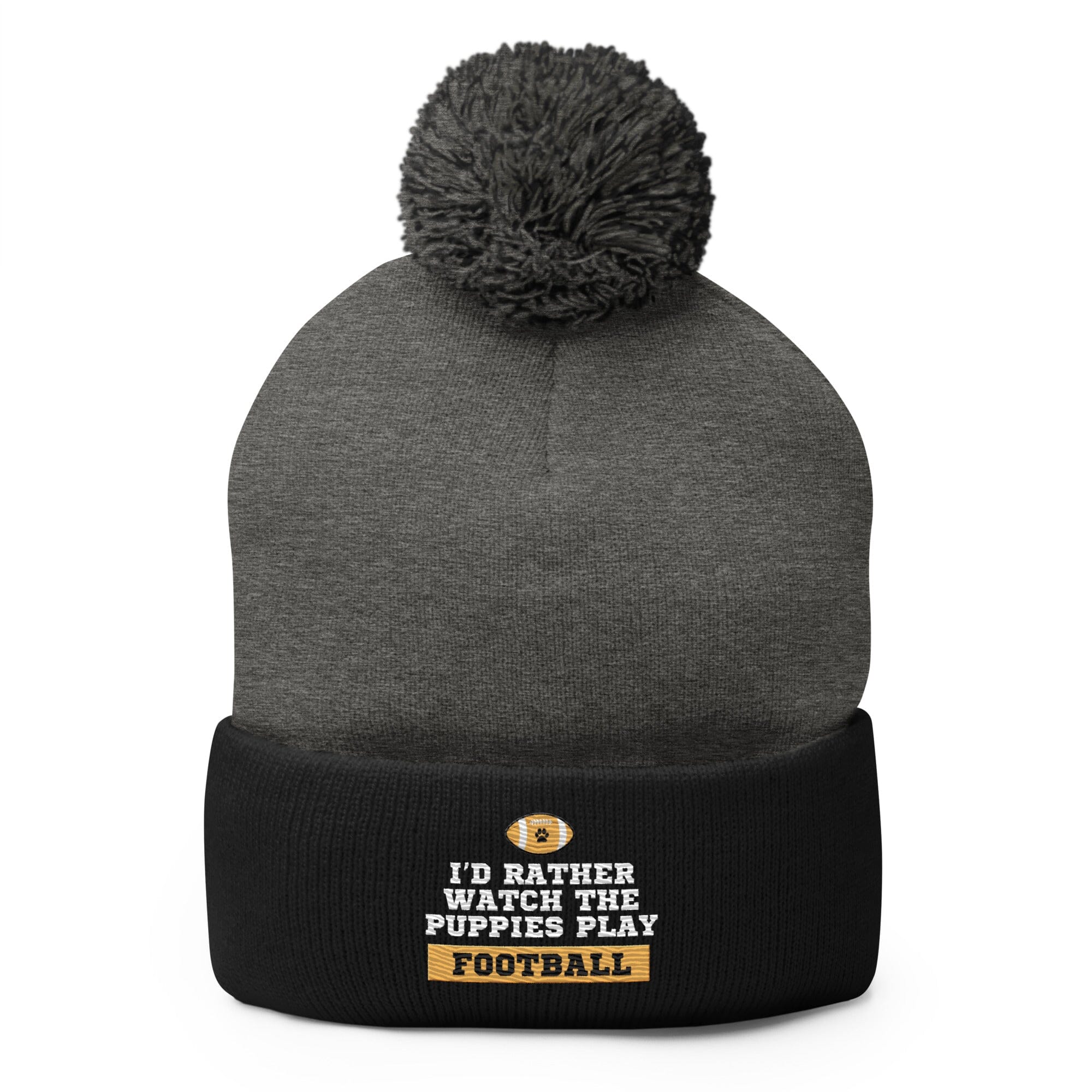 Watch the Puppies Pom Beanie