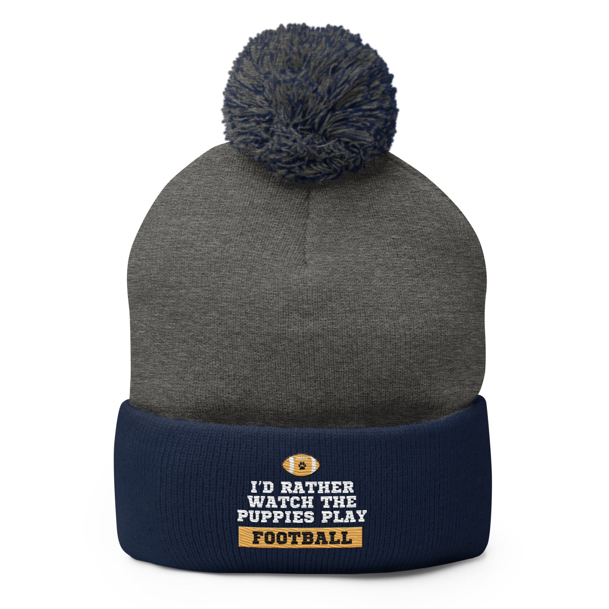 Watch the Puppies Pom Beanie