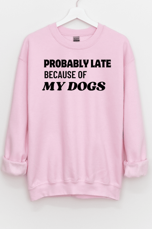 Probably Late Crewneck Sweatshirt (Unisex)