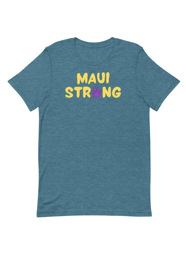 Maui Strong - Paw Print Uni T