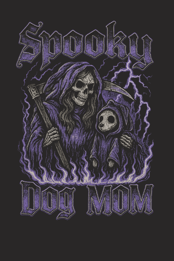Spooky Dog Mom Uni Hoodie