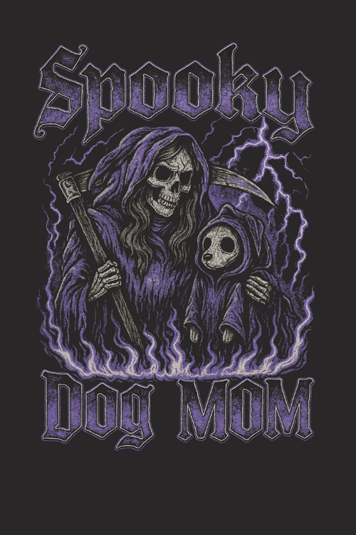 Spooky Dog Mom Uni Hoodie