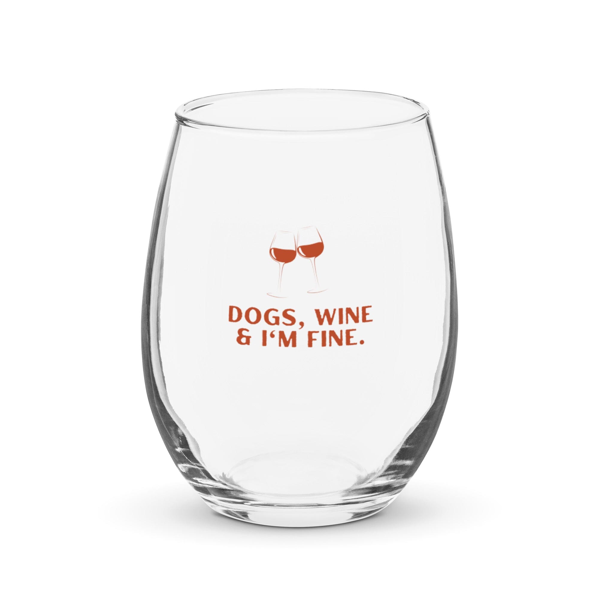 Dogs & Wine Glass