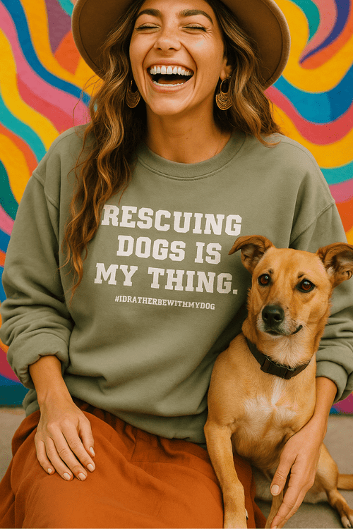 Rescuing Dogs Is Thing Sweatshirt (Unisex)