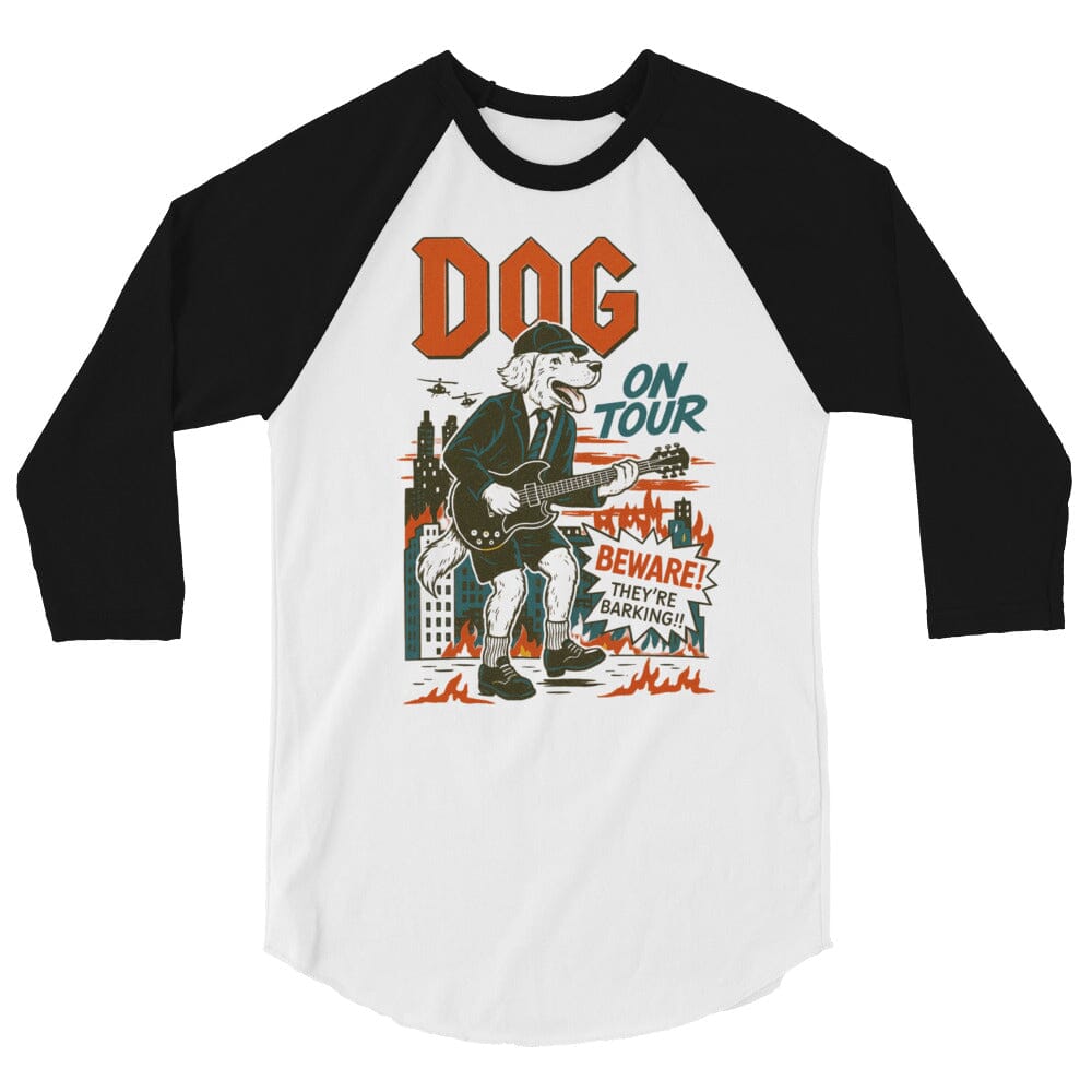 Dog On Tour Baseball Uni T