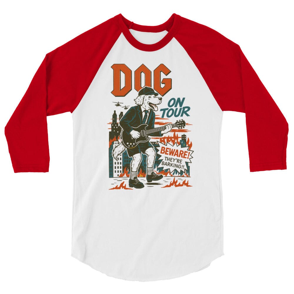 Dog On Tour Baseball Uni T