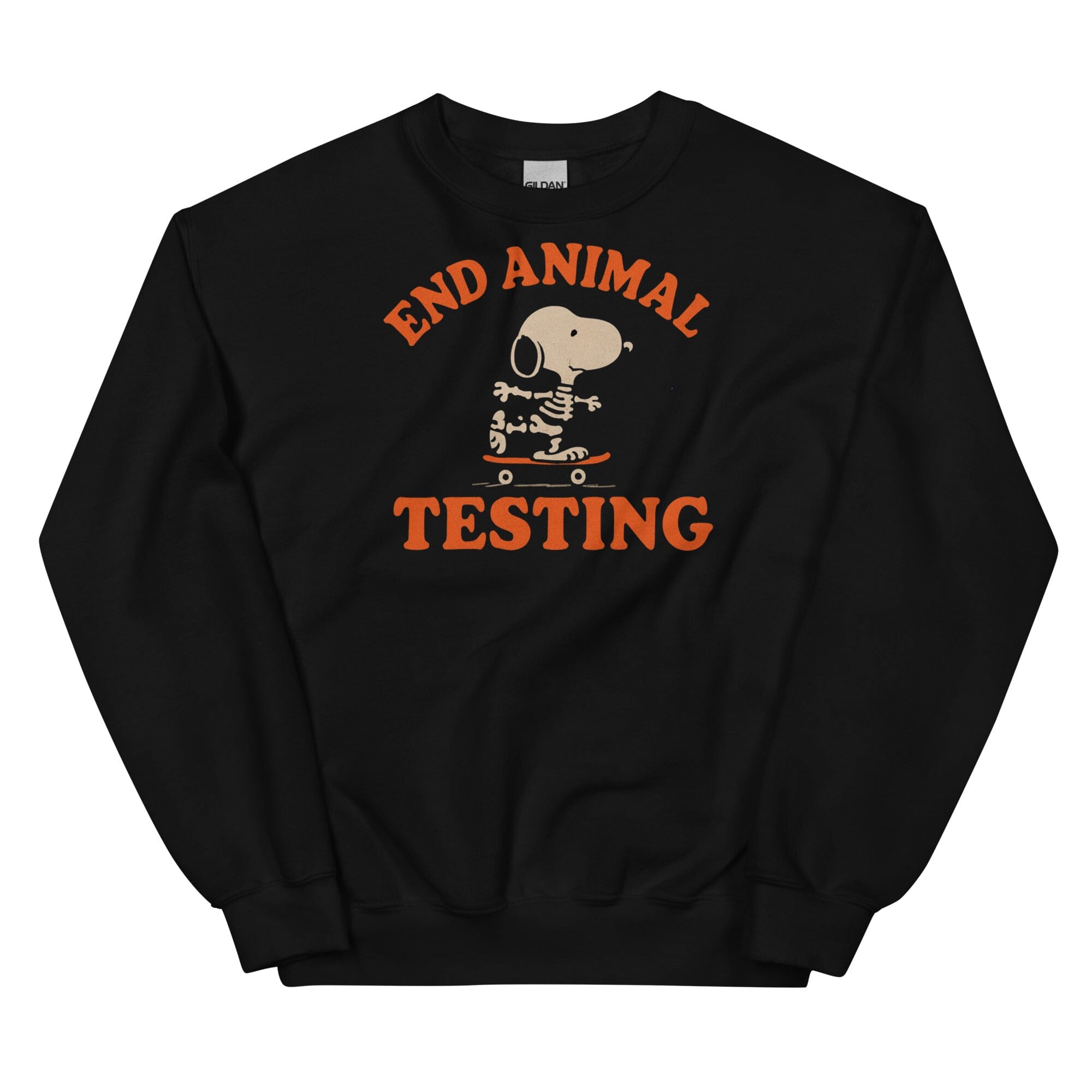 End Animal Testing Skeleton Sweatshirt (ALL PROFIT DONATED)