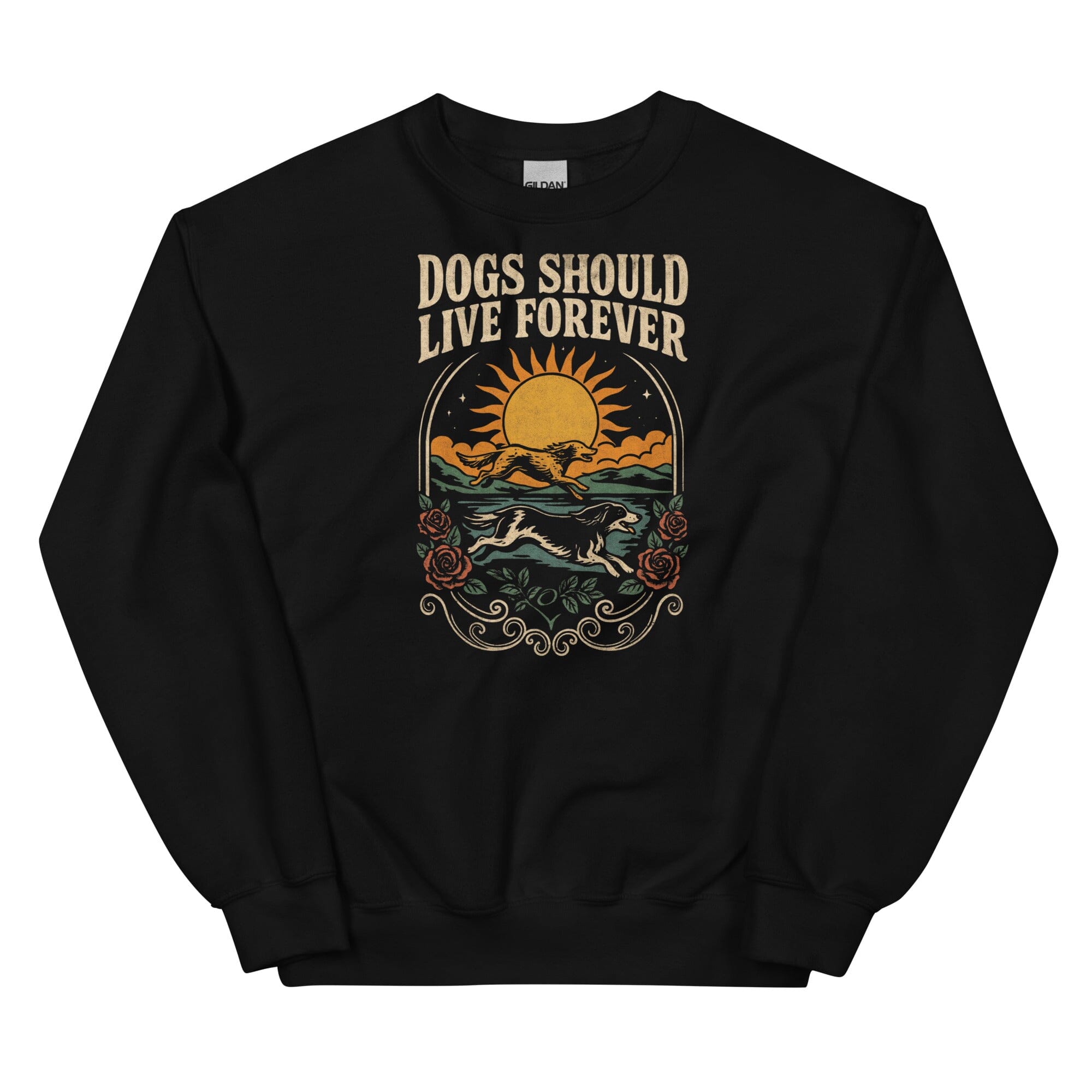 Hippie Live Forever Crewneck Sweatshirt