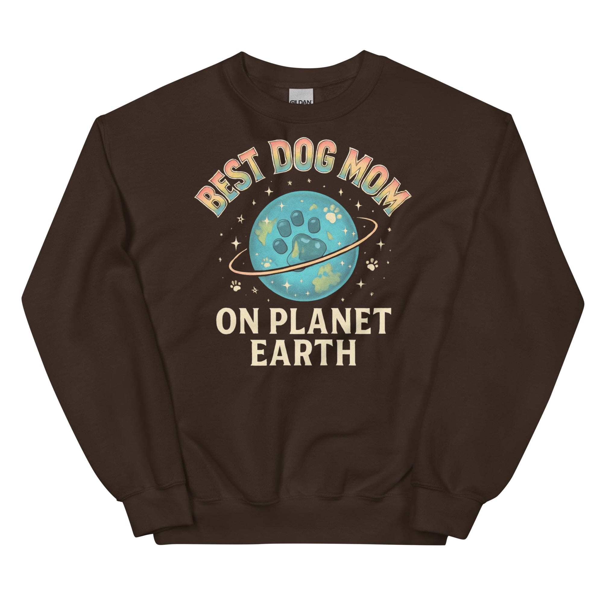 Best Dog Mom Crewneck Sweatshirt