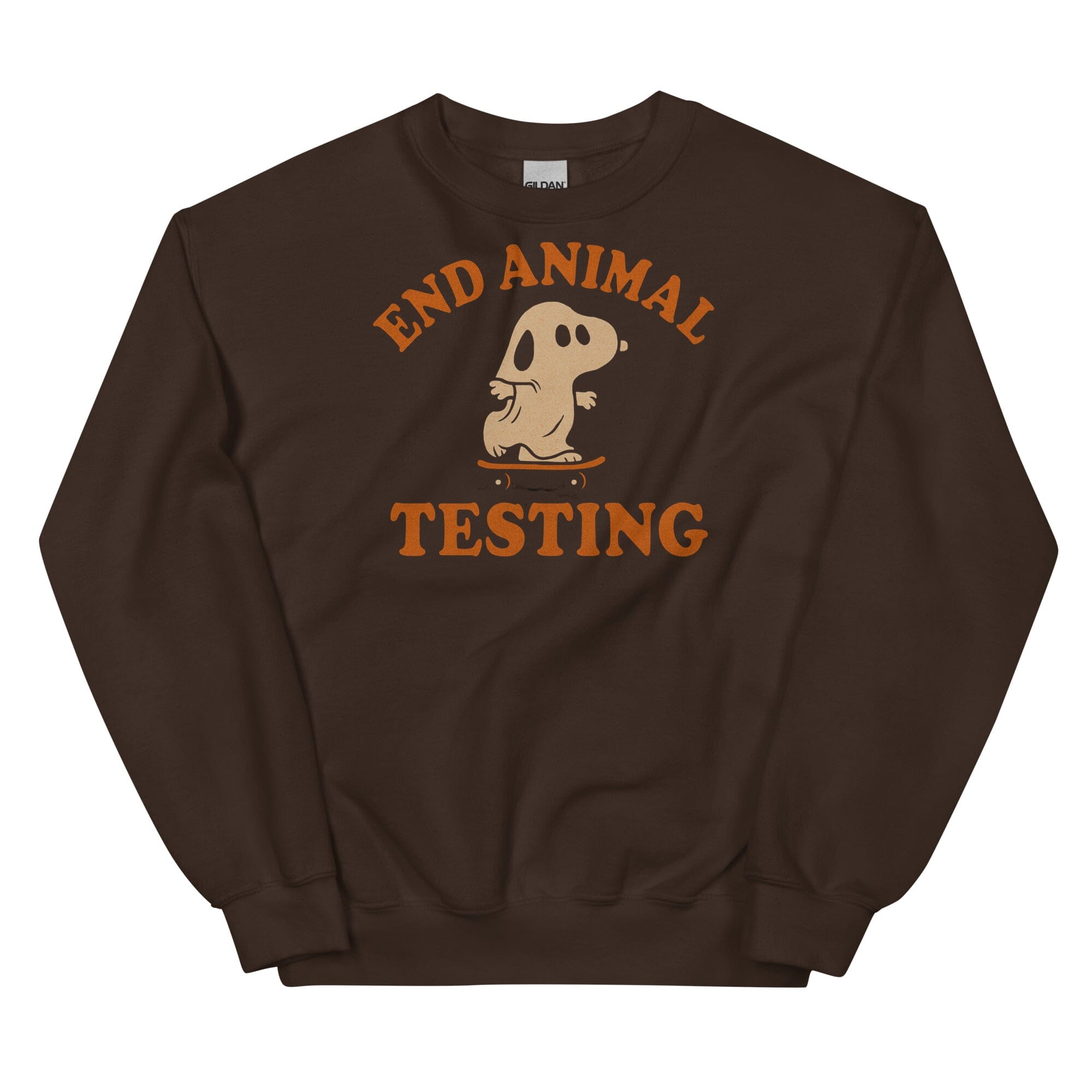 End Animal Testing Ghost Sweatshirt (ALL PROFIT DONATED)