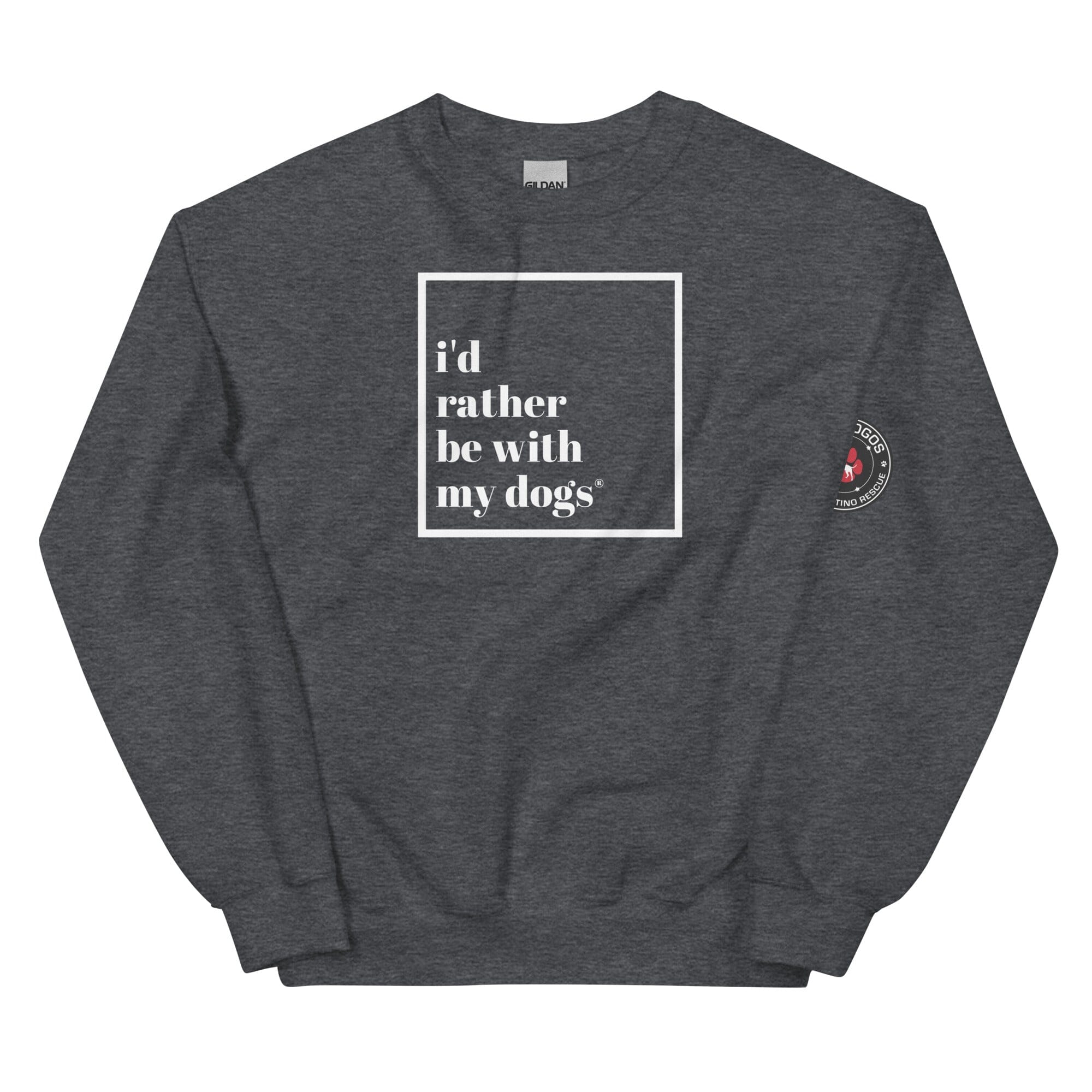 DON'T BE SQUARE | UNISEX DC DOGO CREWNECK (PLURAL)