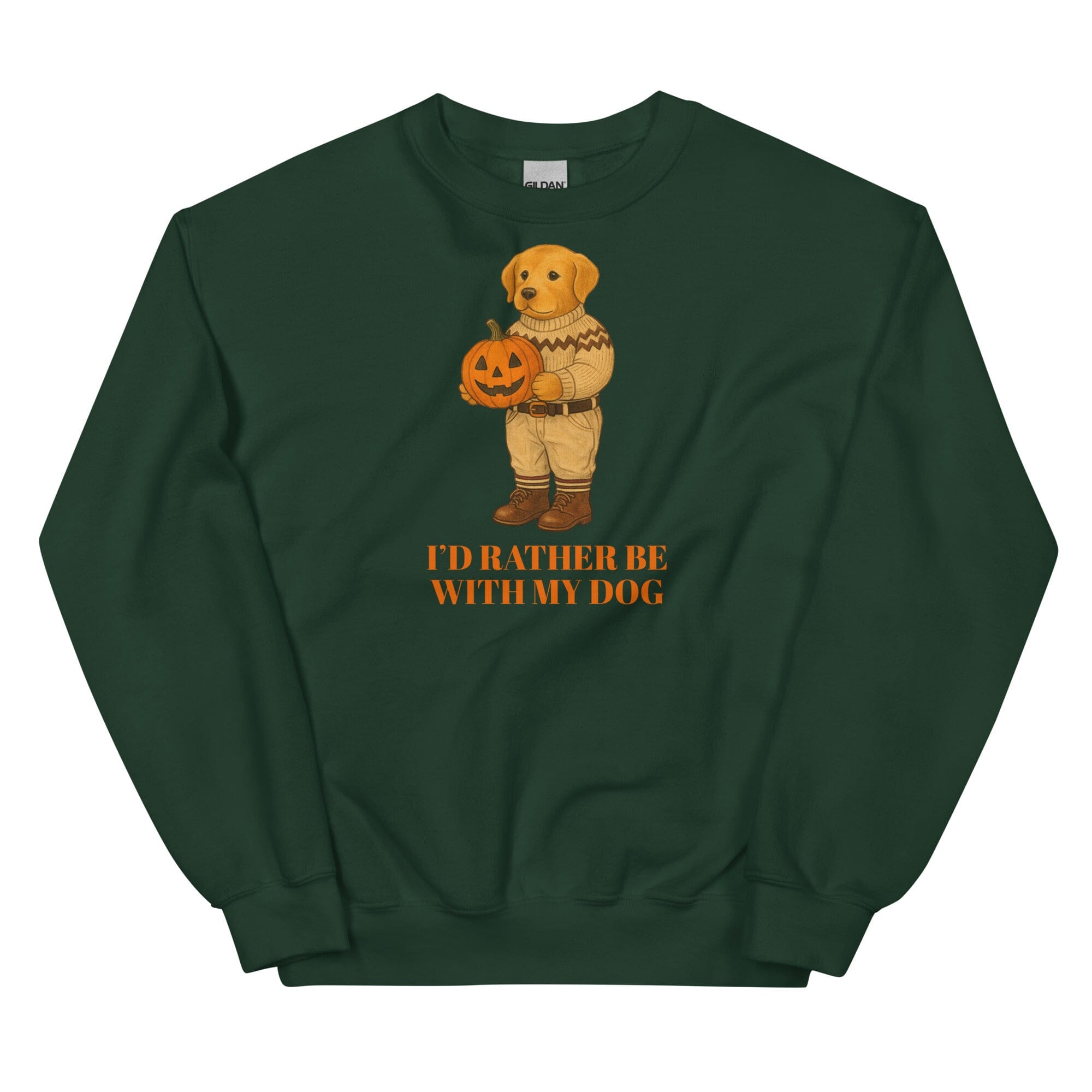 Doggo Halloween Vibes Crewneck Sweasthirt