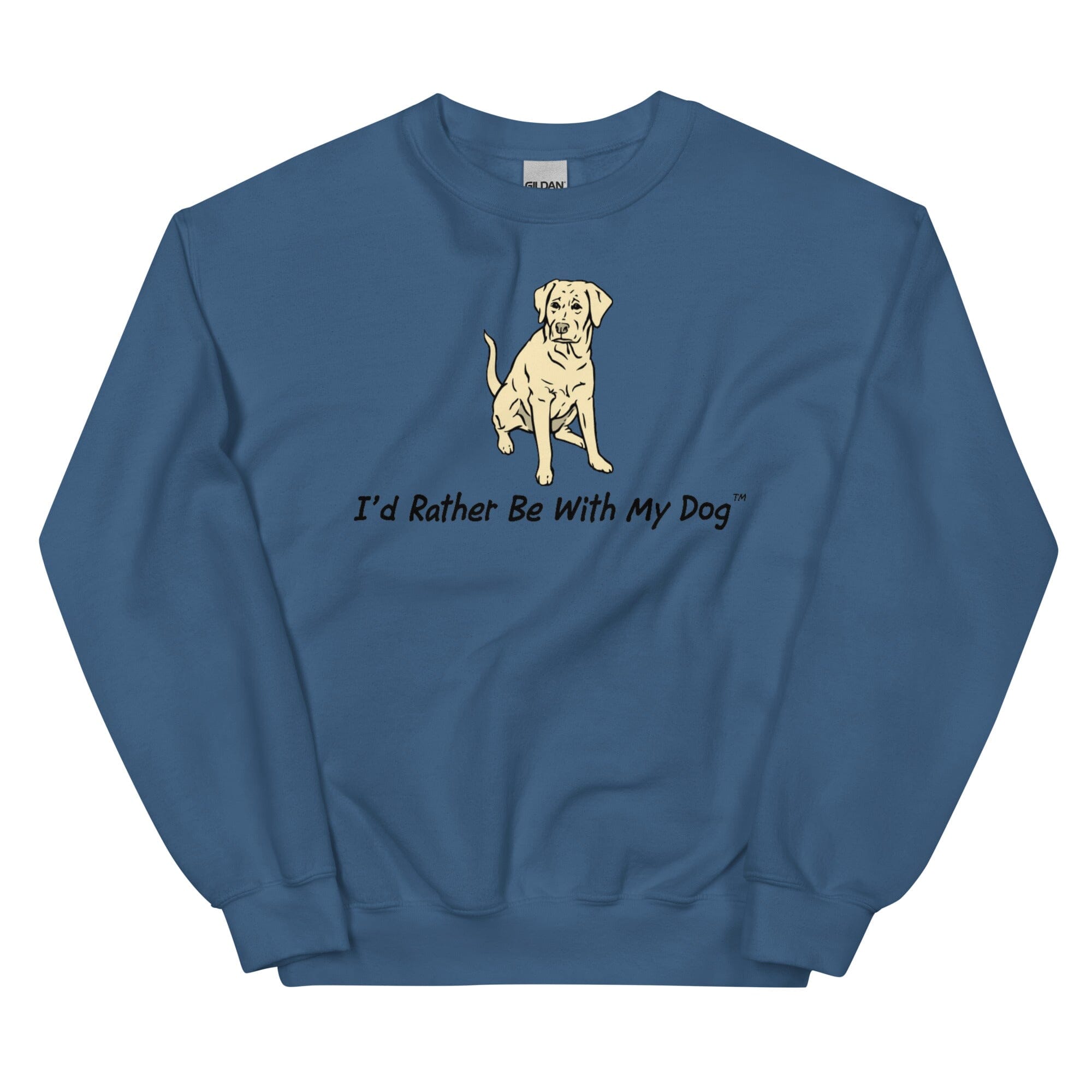 YELLOW LAB CREWNECK SWEATSHIRT (UNISEX)