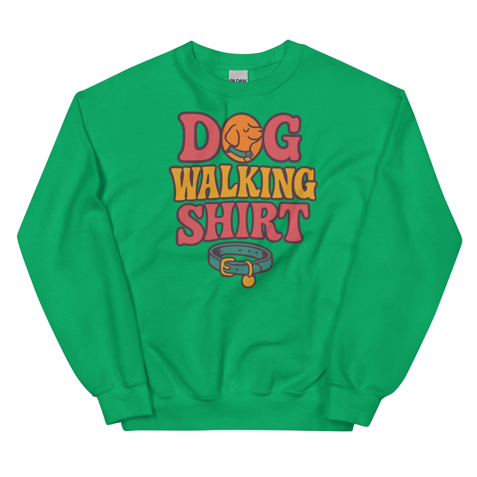 Dog Walking Crewneck Sweatshirt