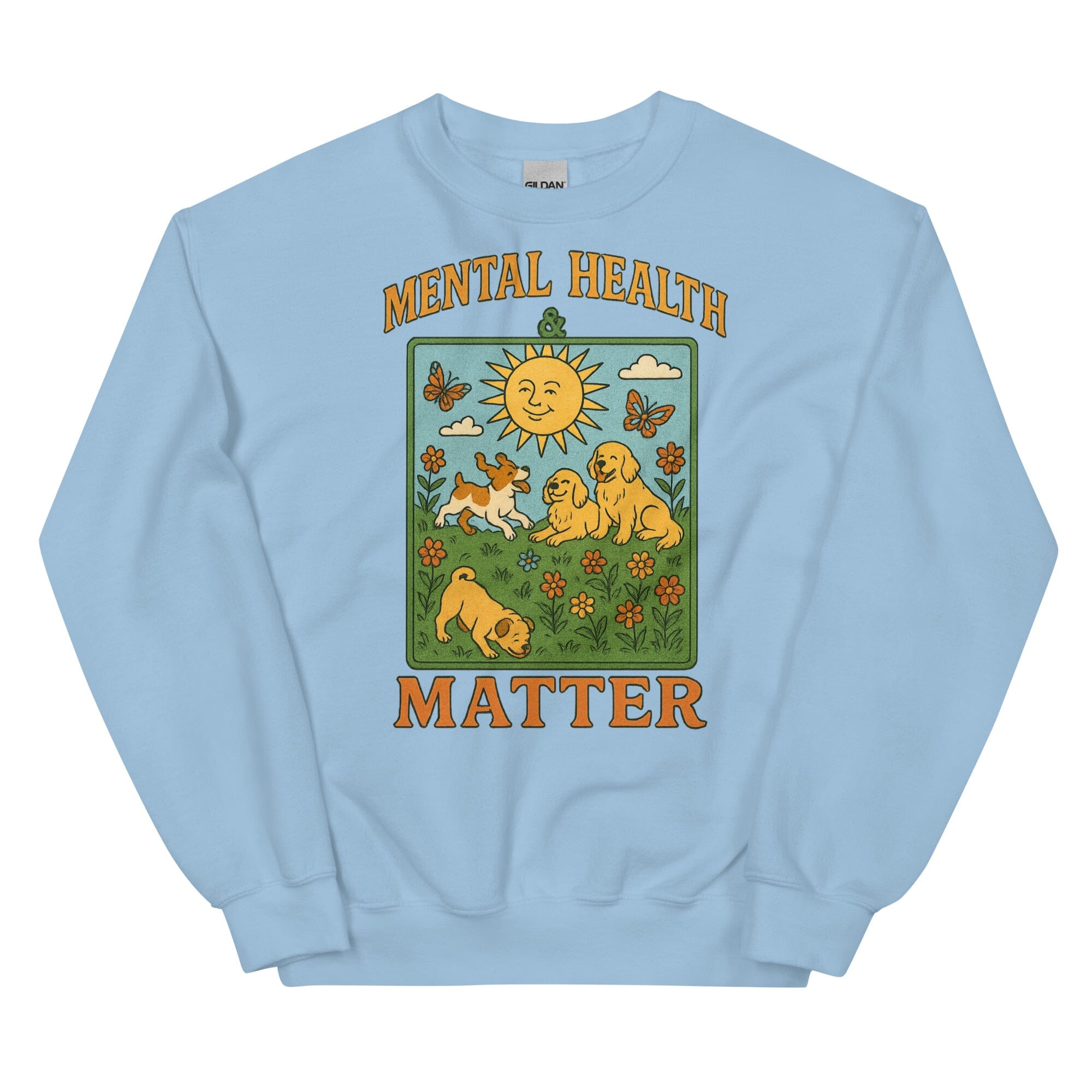 Mental Hippie Vibes Crewneck Sweatshirt