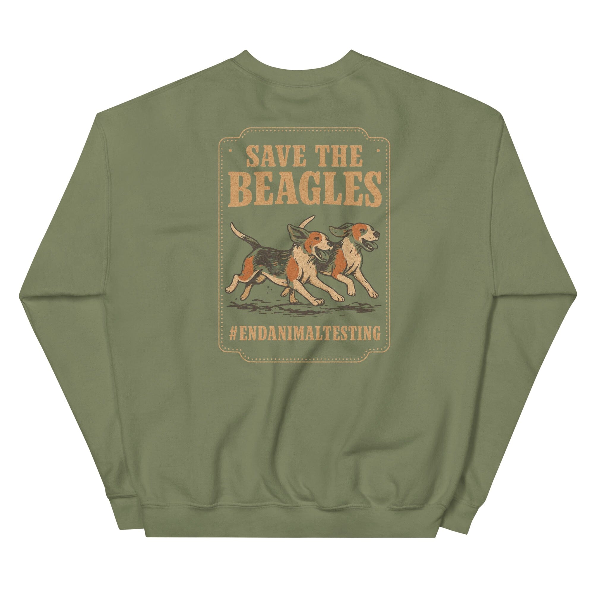 Save the Beagles Western Crewneck (ALL PROFIT DONATED)