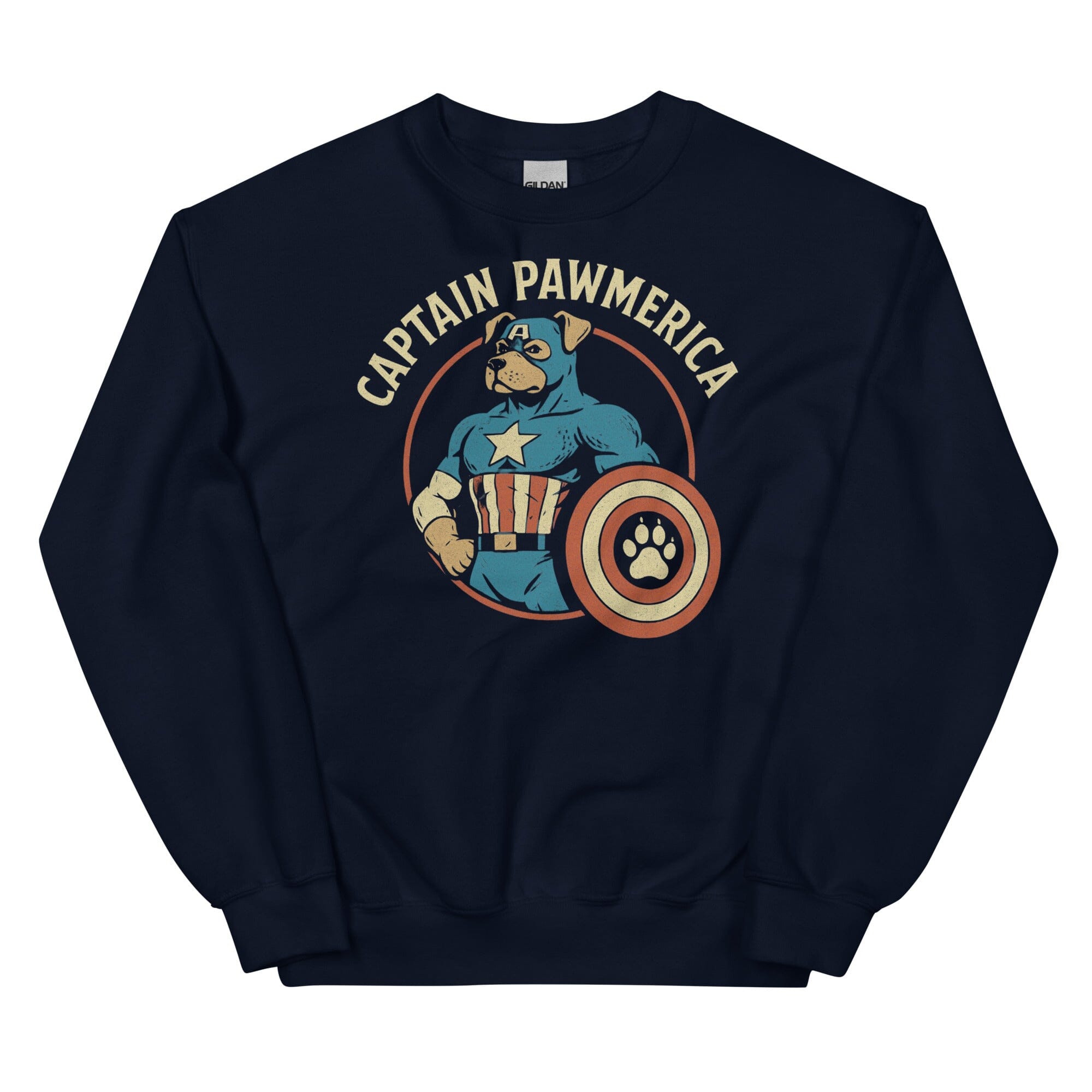 Captain Pawmerica Crewneck Sweatshirt
