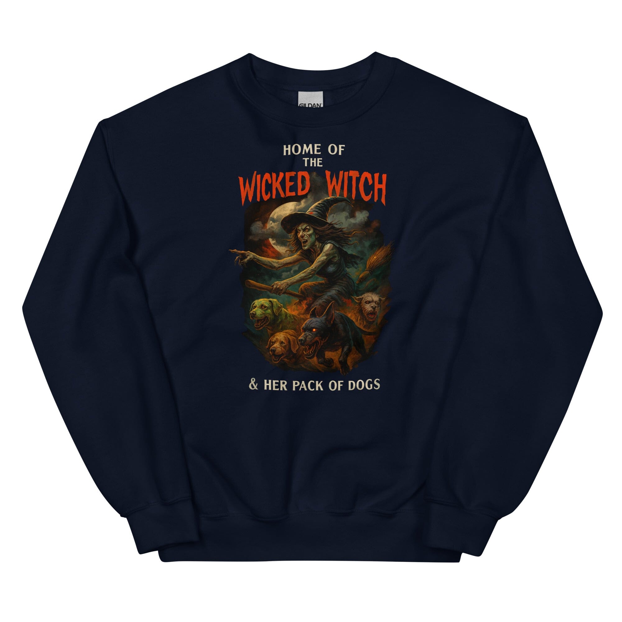 Wicked Witch Haunt Vibes Crewneck Sweatshirt