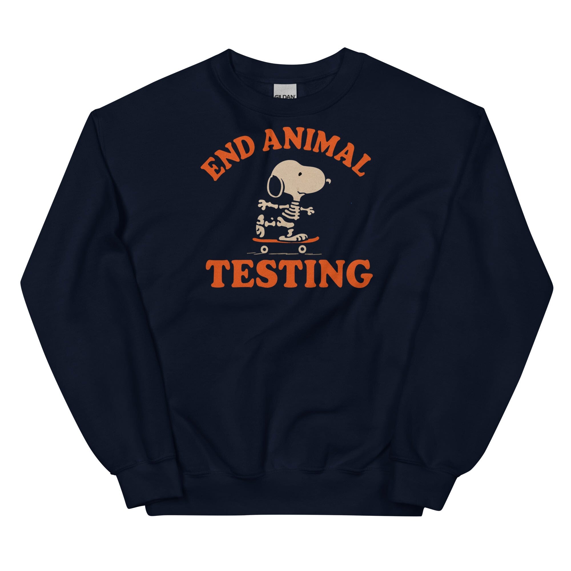 End Animal Testing Skeleton Sweatshirt (ALL PROFIT DONATED)