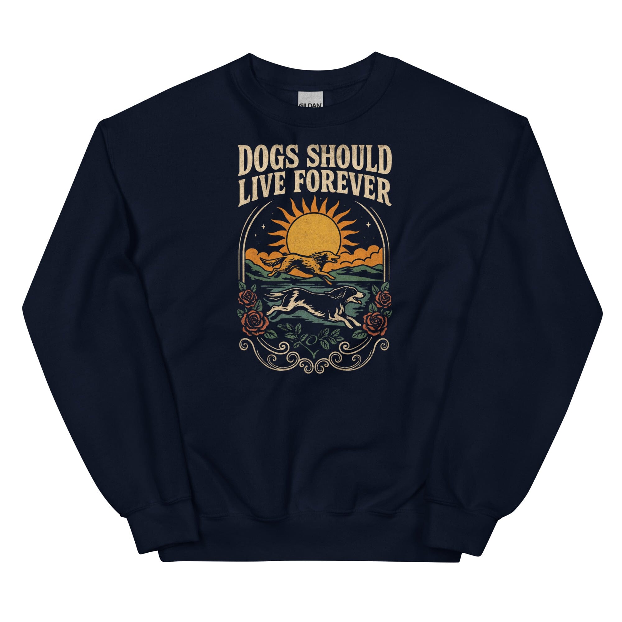 Hippie Live Forever Crewneck Sweatshirt