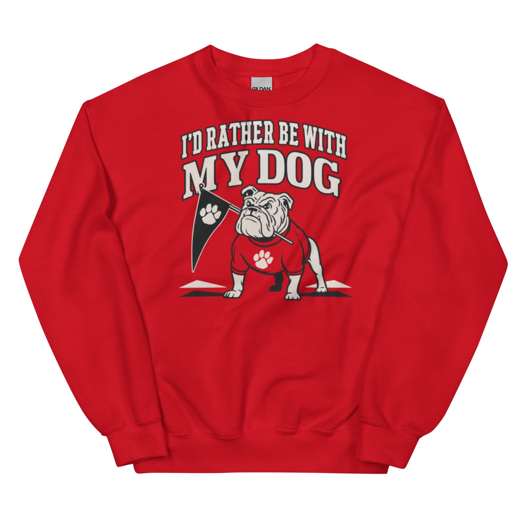 GA Red Vibes Crewneck Sweatshirt