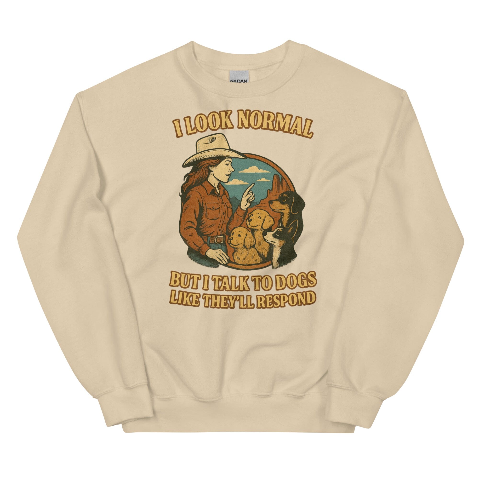 Look Normal Crewneck Uni Sweatshirt