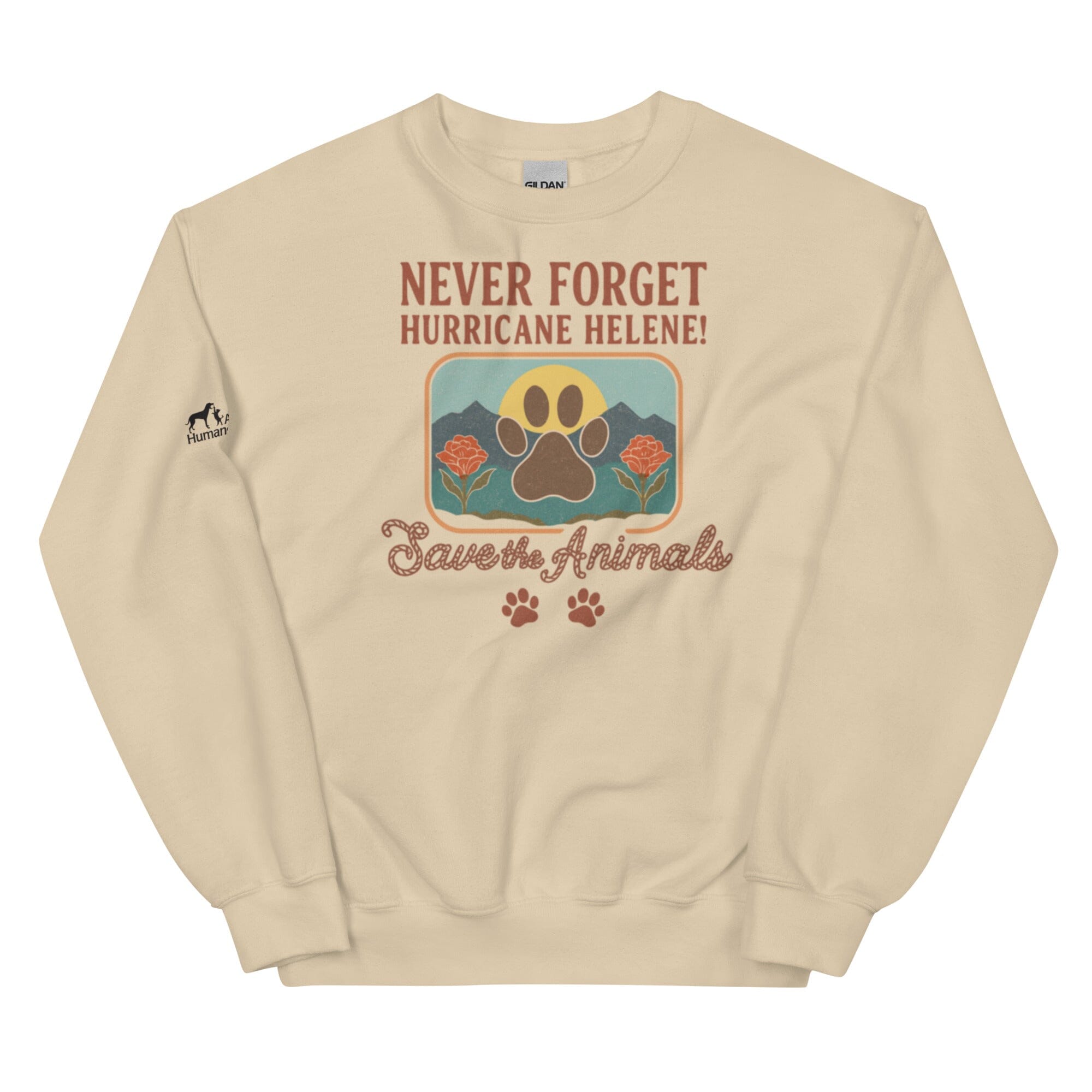 Never Forget Crewneck Sweatshirt (ALL PROFIT DONATED)