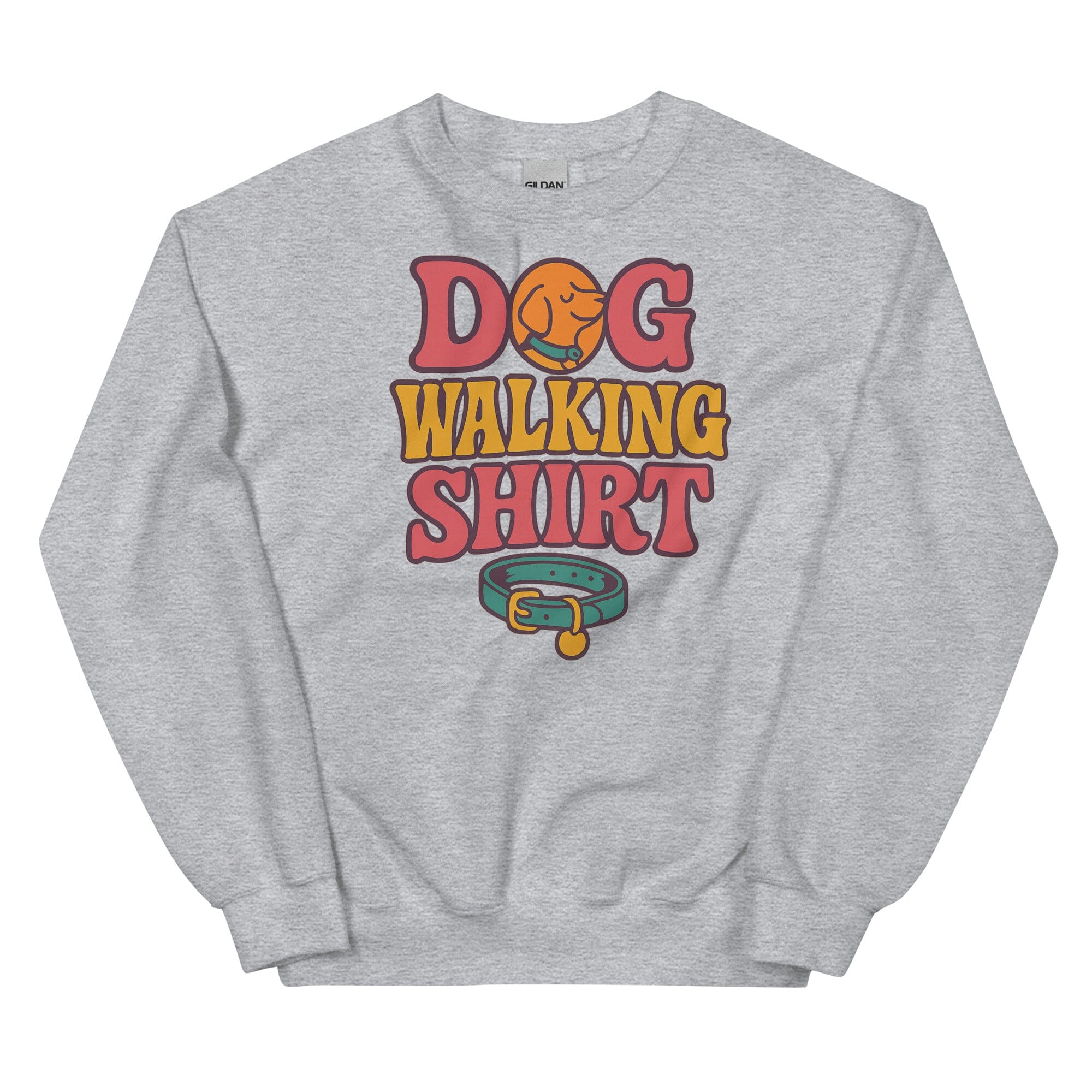 Dog Walking Crewneck Sweatshirt