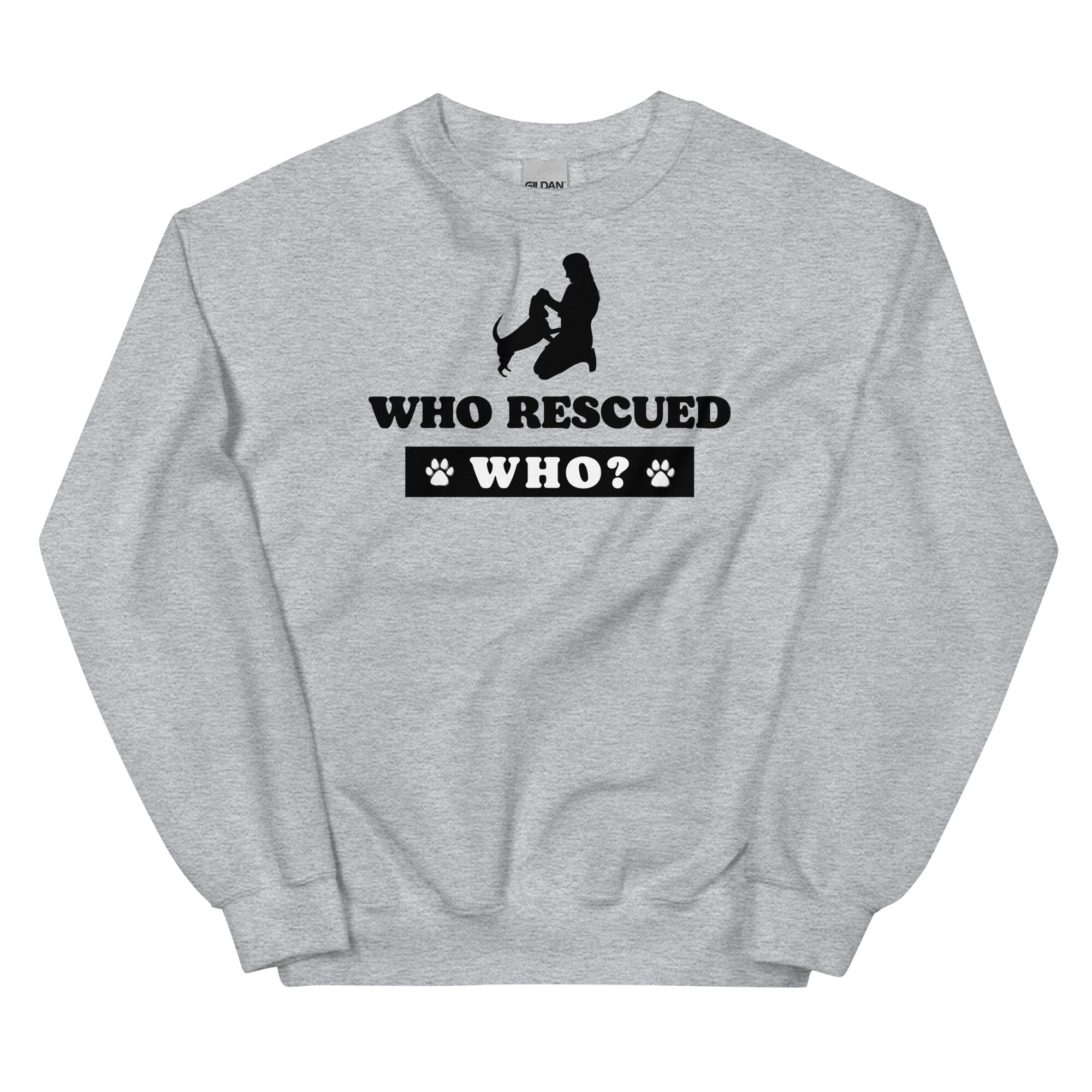 Rescued Who Crewneck Sweatshirt