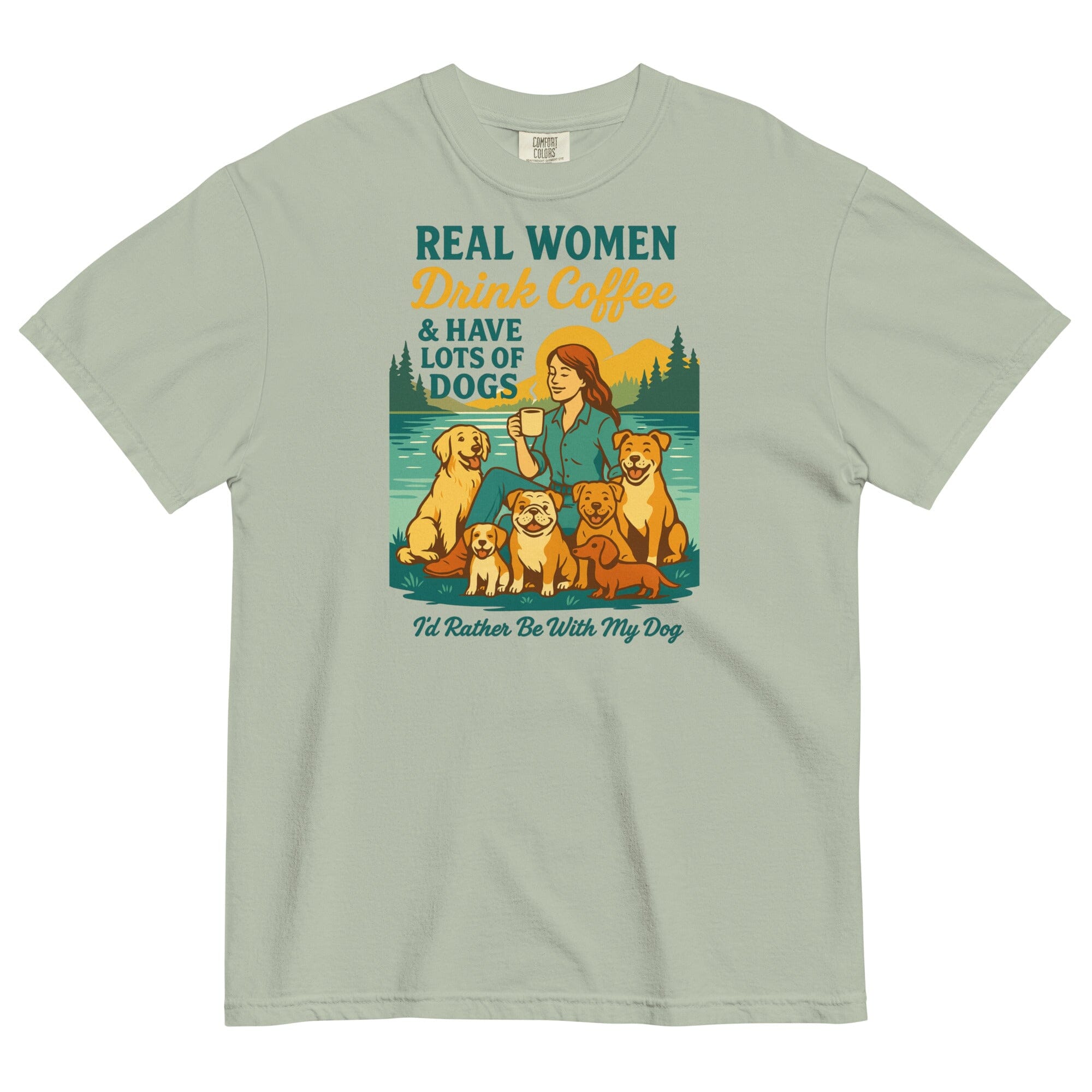 Women & Coffee Pigment Dyed Uni T