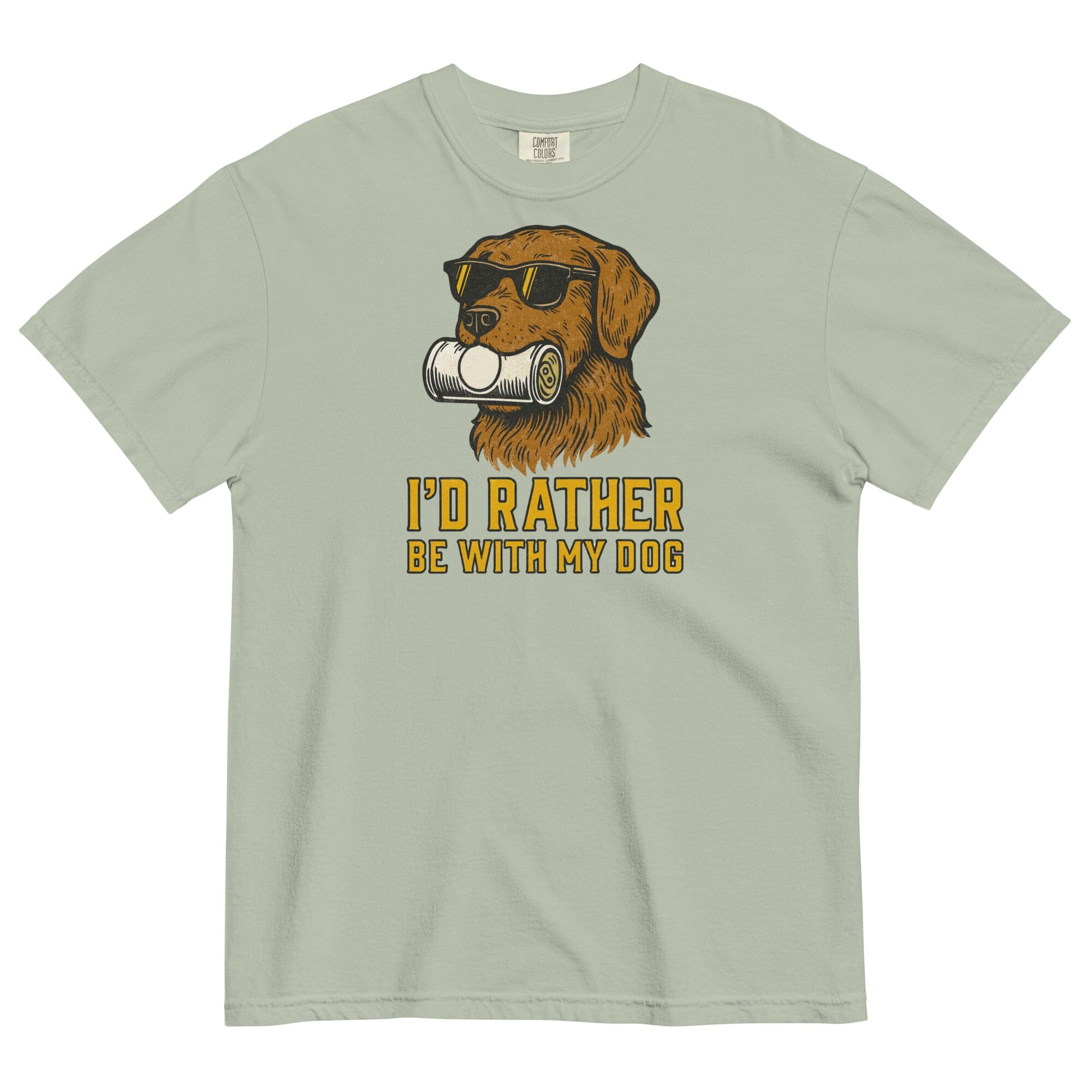 Beer & Football Pigment Dyed Uni T