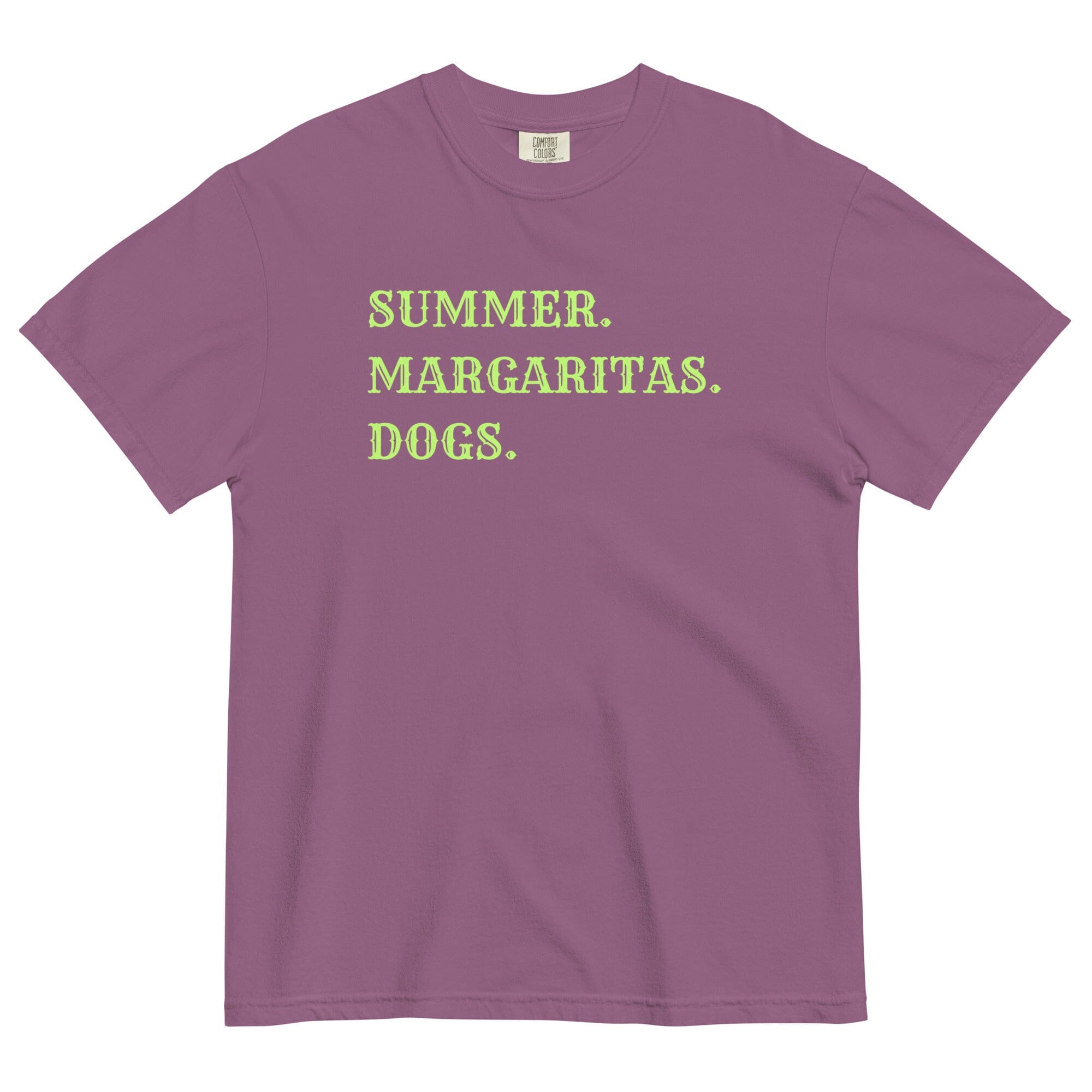 Margaritas & Dogs HTR Pigment Dyed Uni T