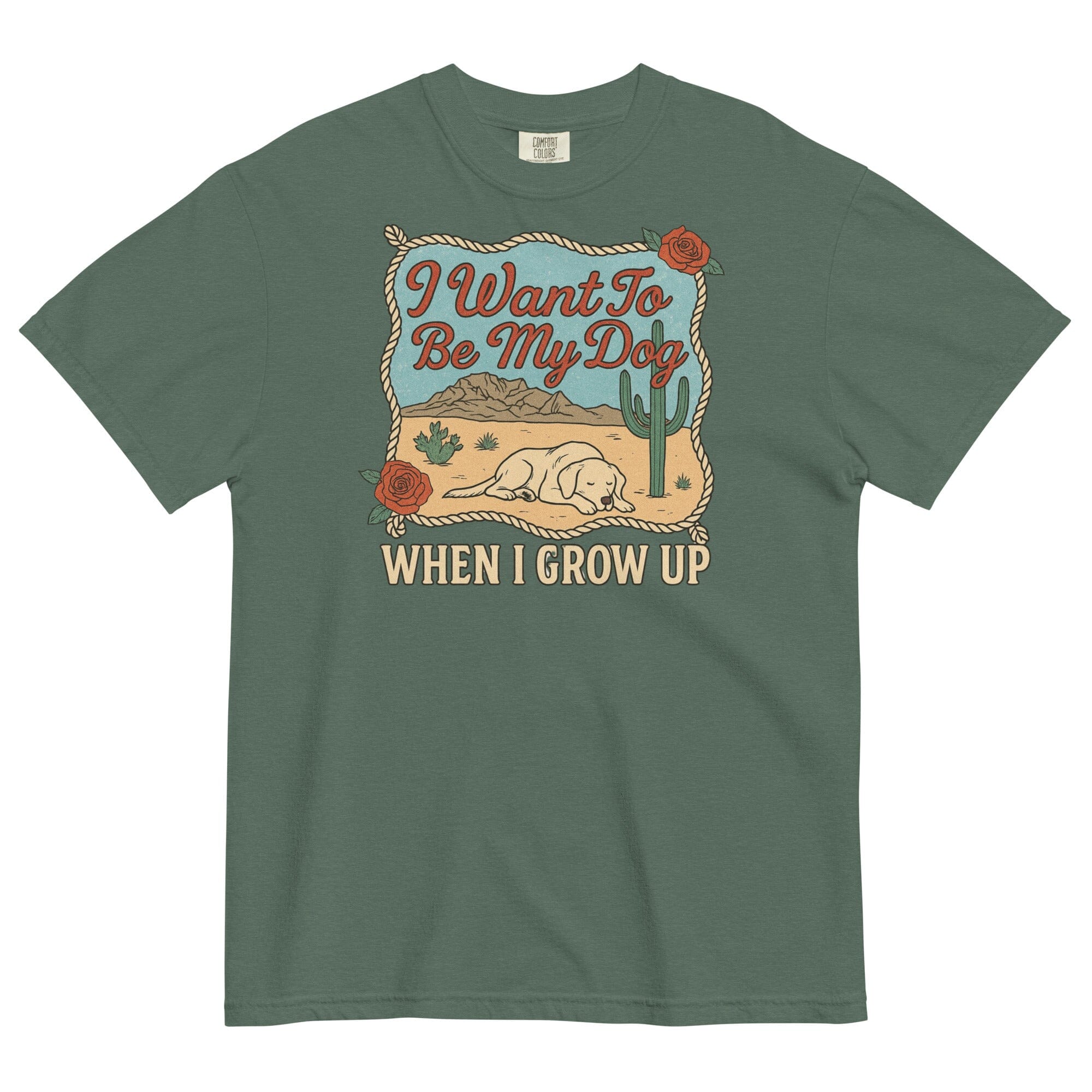 Grow Up Pigment Dyed Uni T