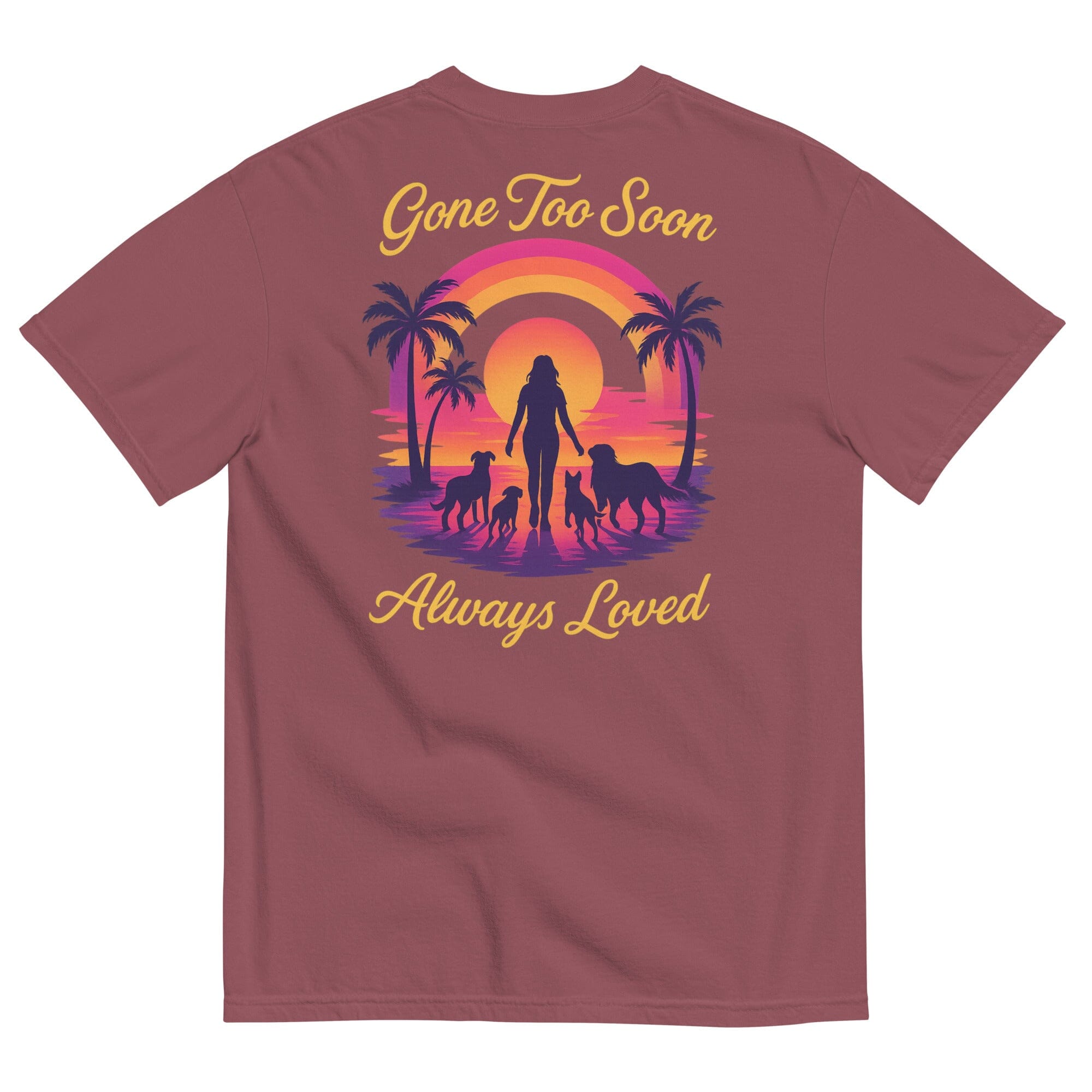 Gone Too Soon Pigment Dyed Uni T