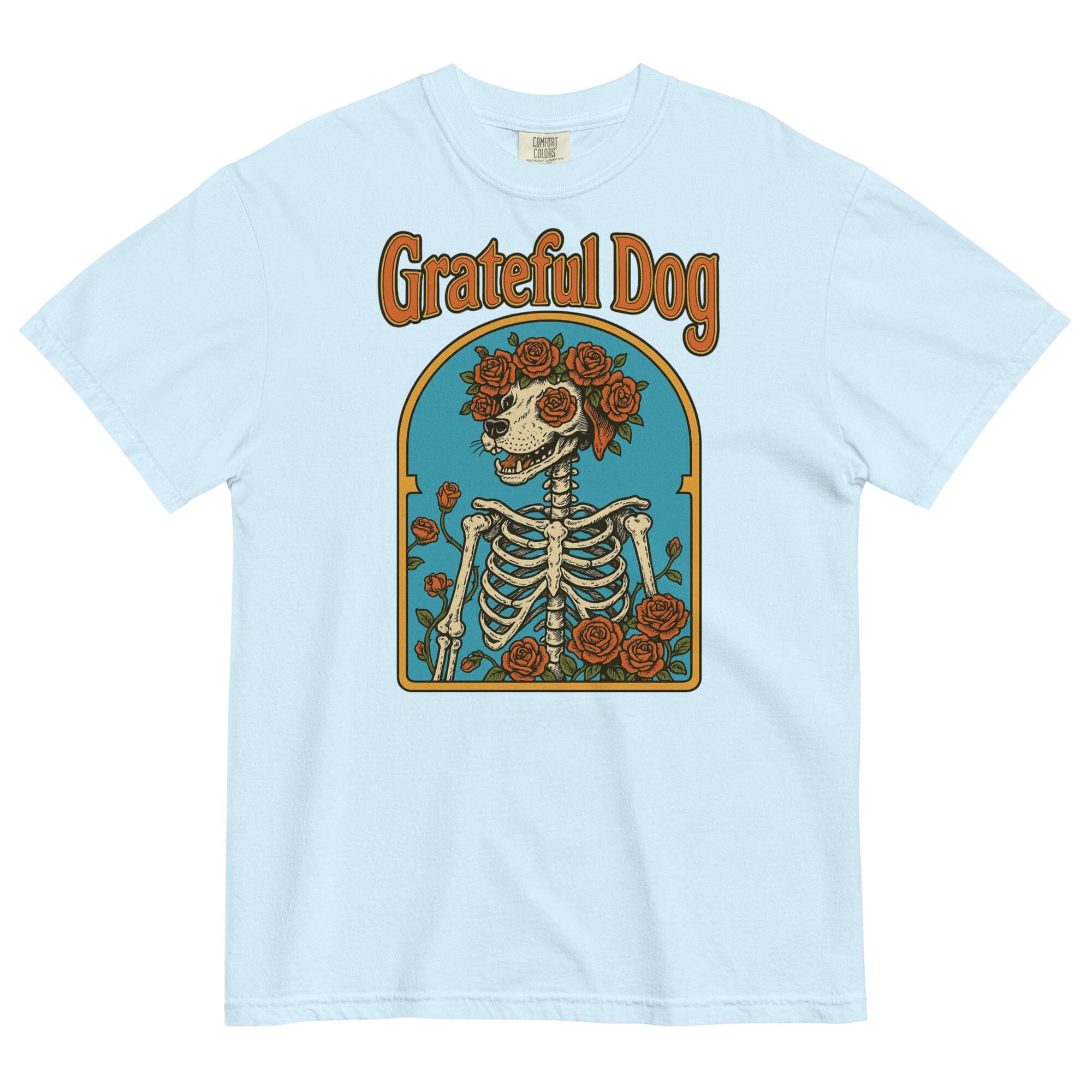 Grateful Skeleton Pigment Dyed Uni T
