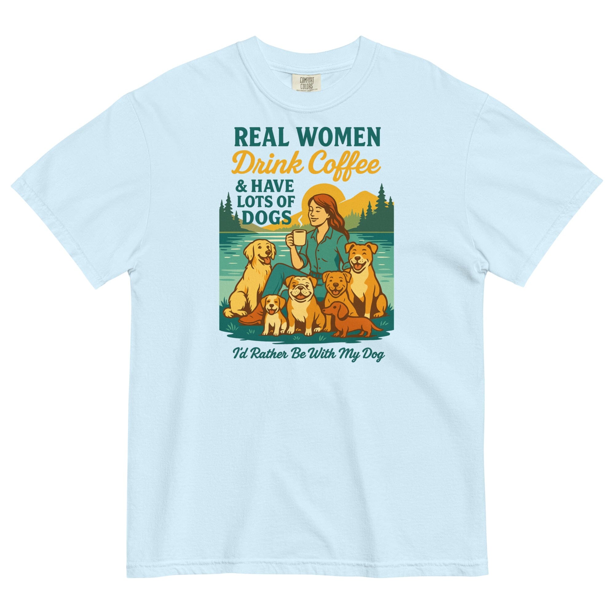 Women & Coffee Pigment Dyed Uni T