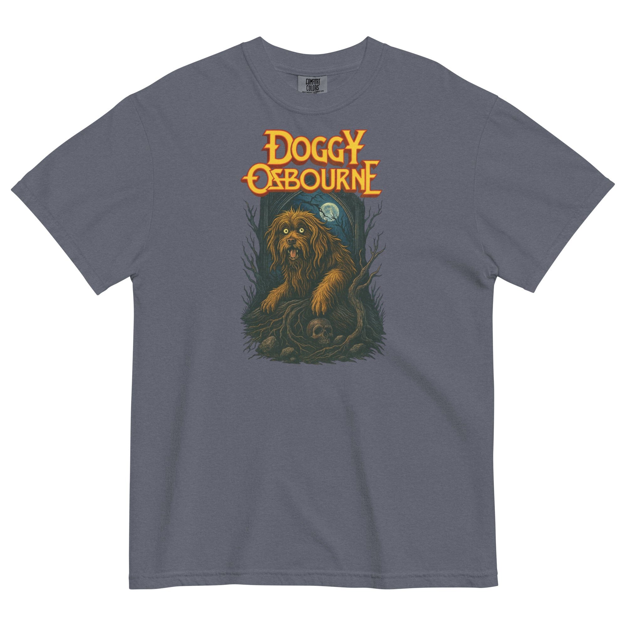 Doggy Osbourne Pigment Dyed Uni T