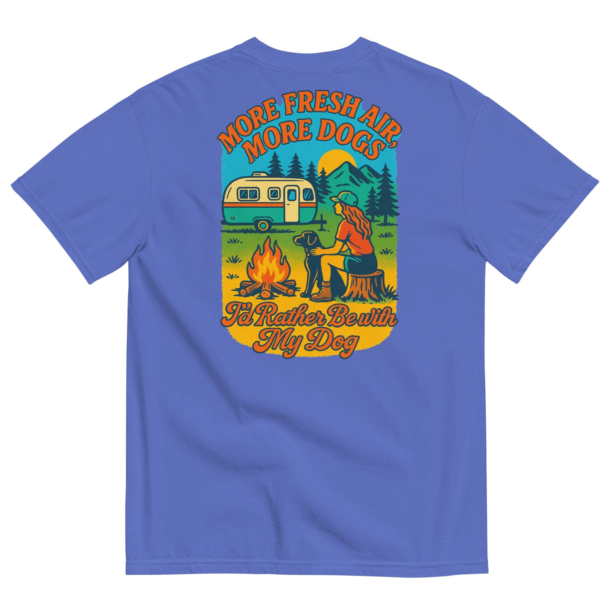 Fresh Air Camping Pigment Dyed Uni T