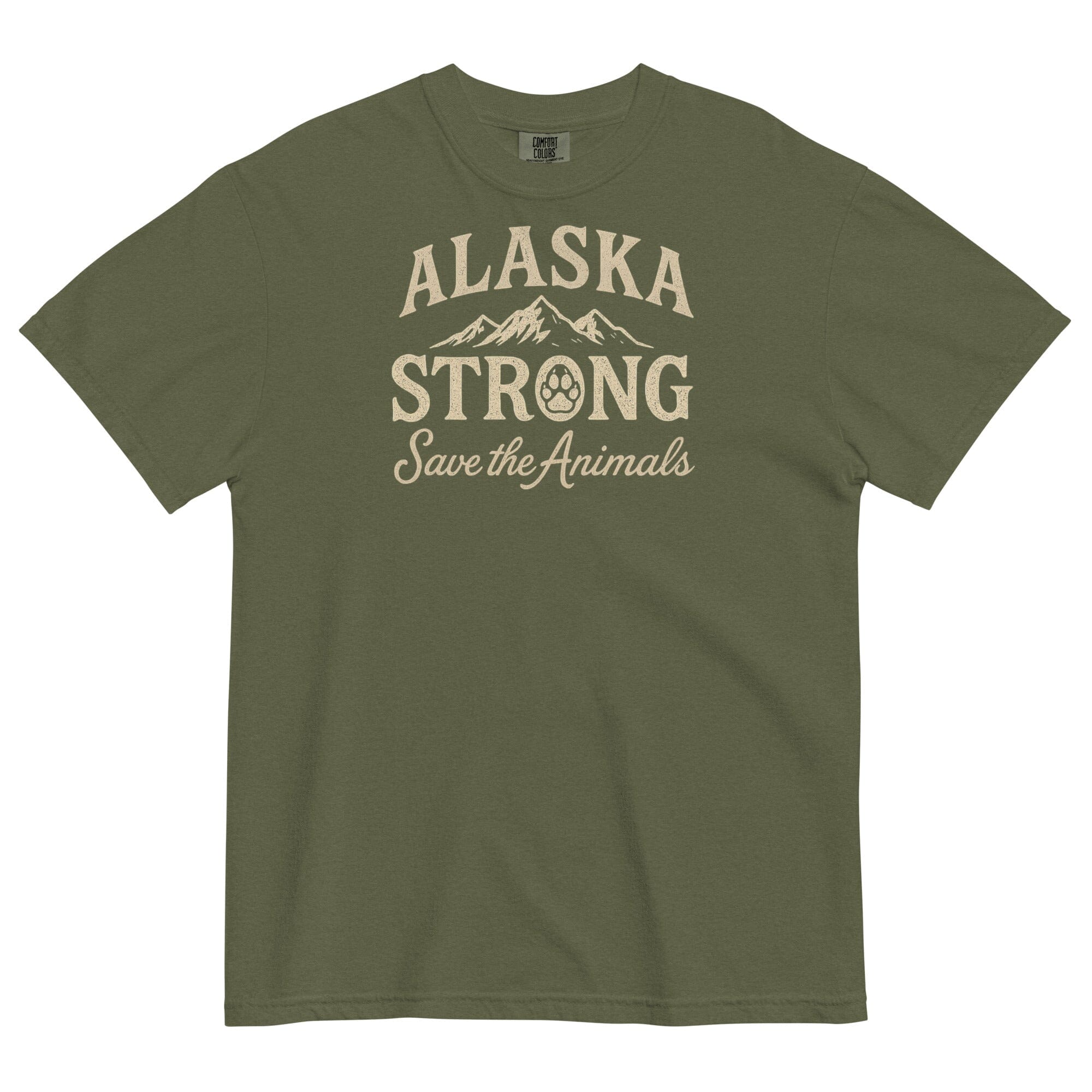 Alaska Strong Pigment Dyed Uni T (ALL PROFIT DONATED)