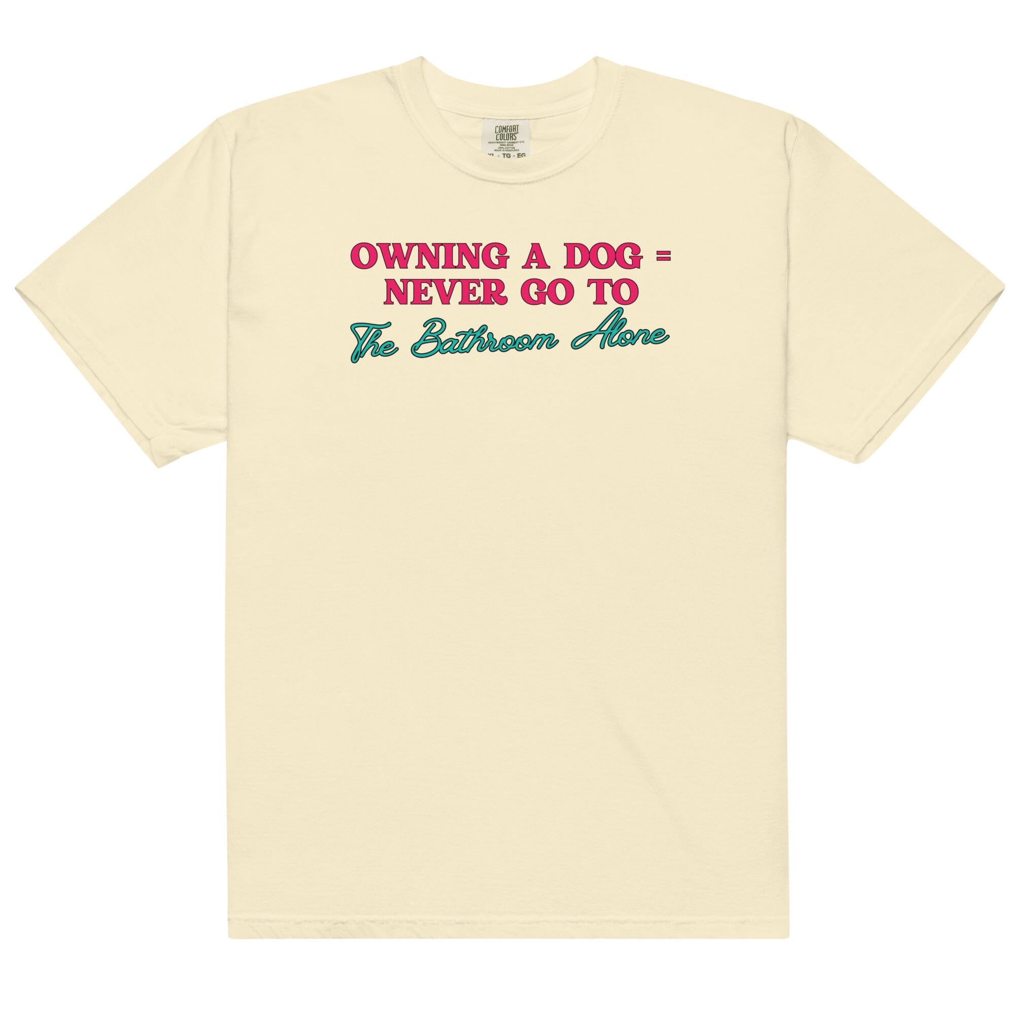 Bathroom Alone Pigment Dyed T (Unisex)