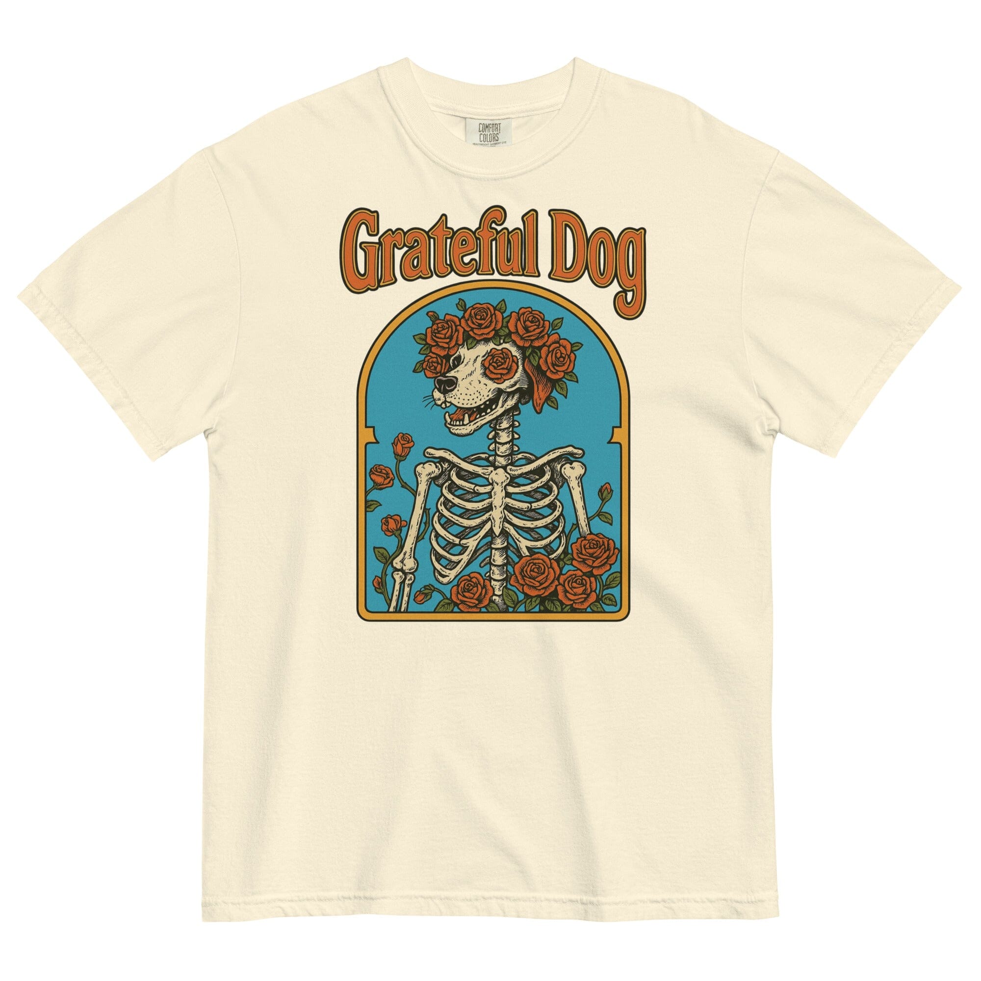 Grateful Skeleton Pigment Dyed Uni T