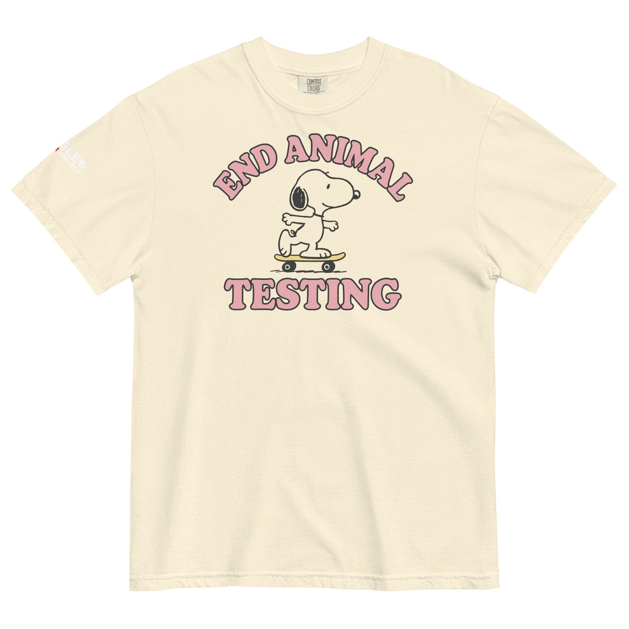 End Animal Testing Pigment Dyed Uni T