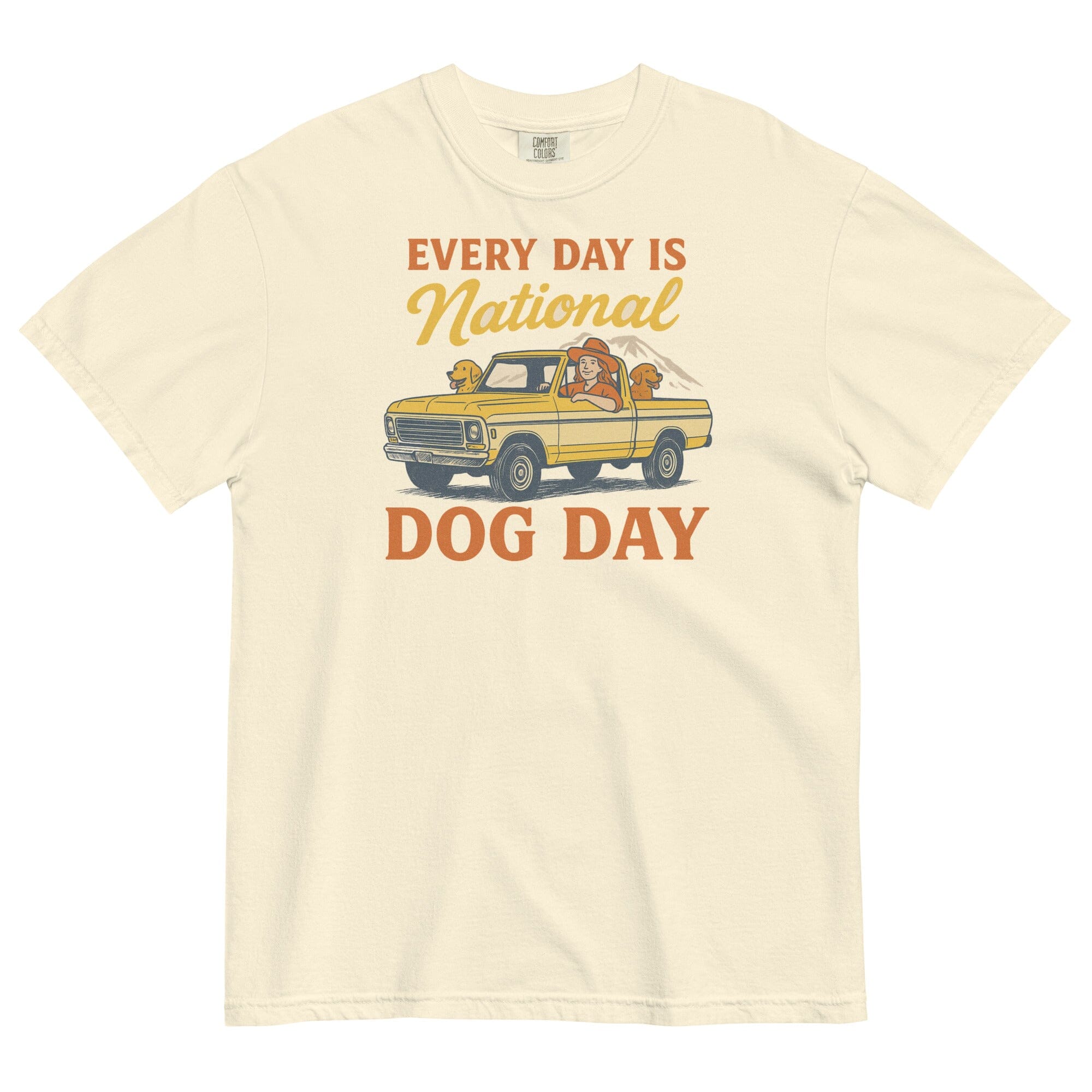National Dog Day Pigment Dyed T (ALL PROFIT DONATED)